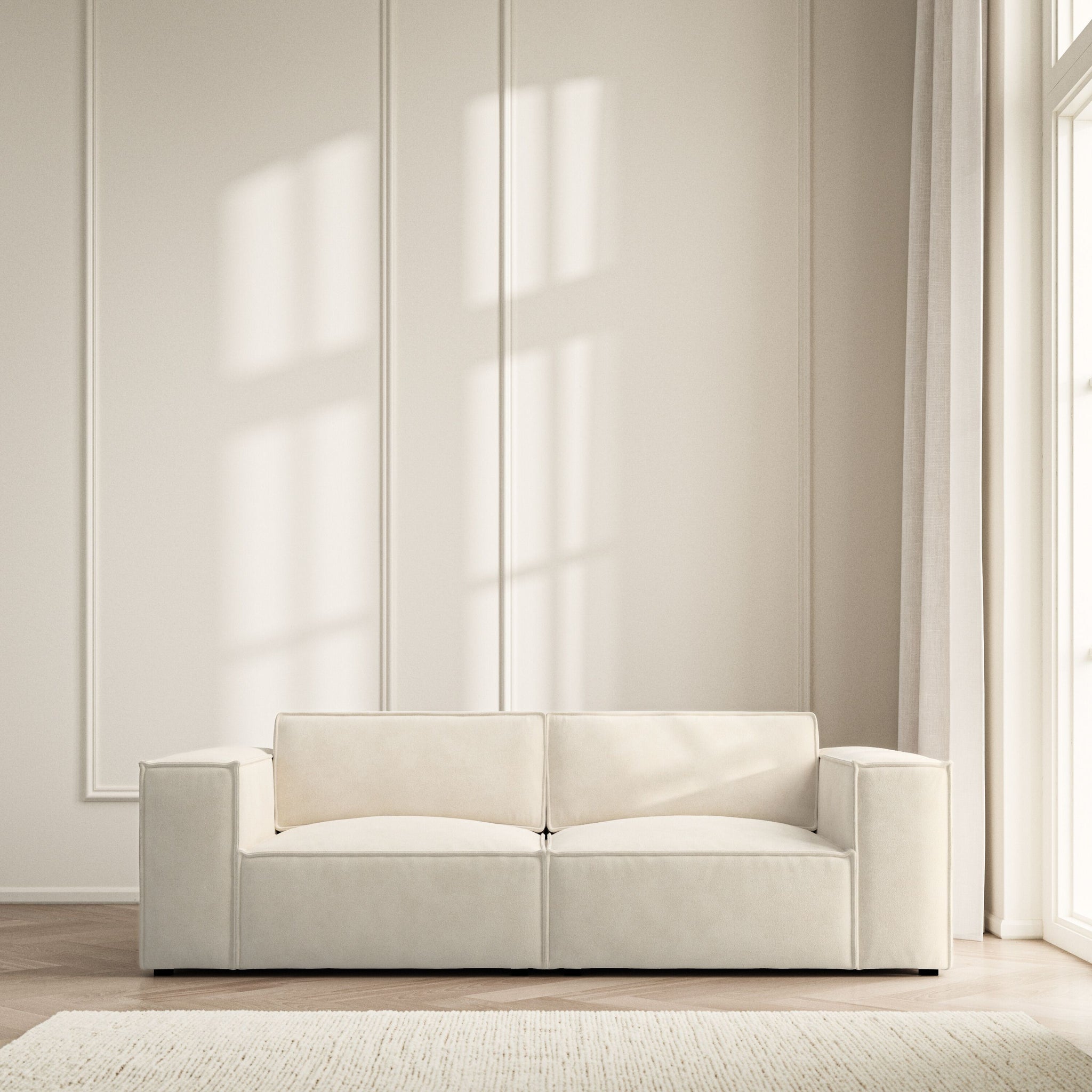 Vella Medium Sofa - Soft Bouclé