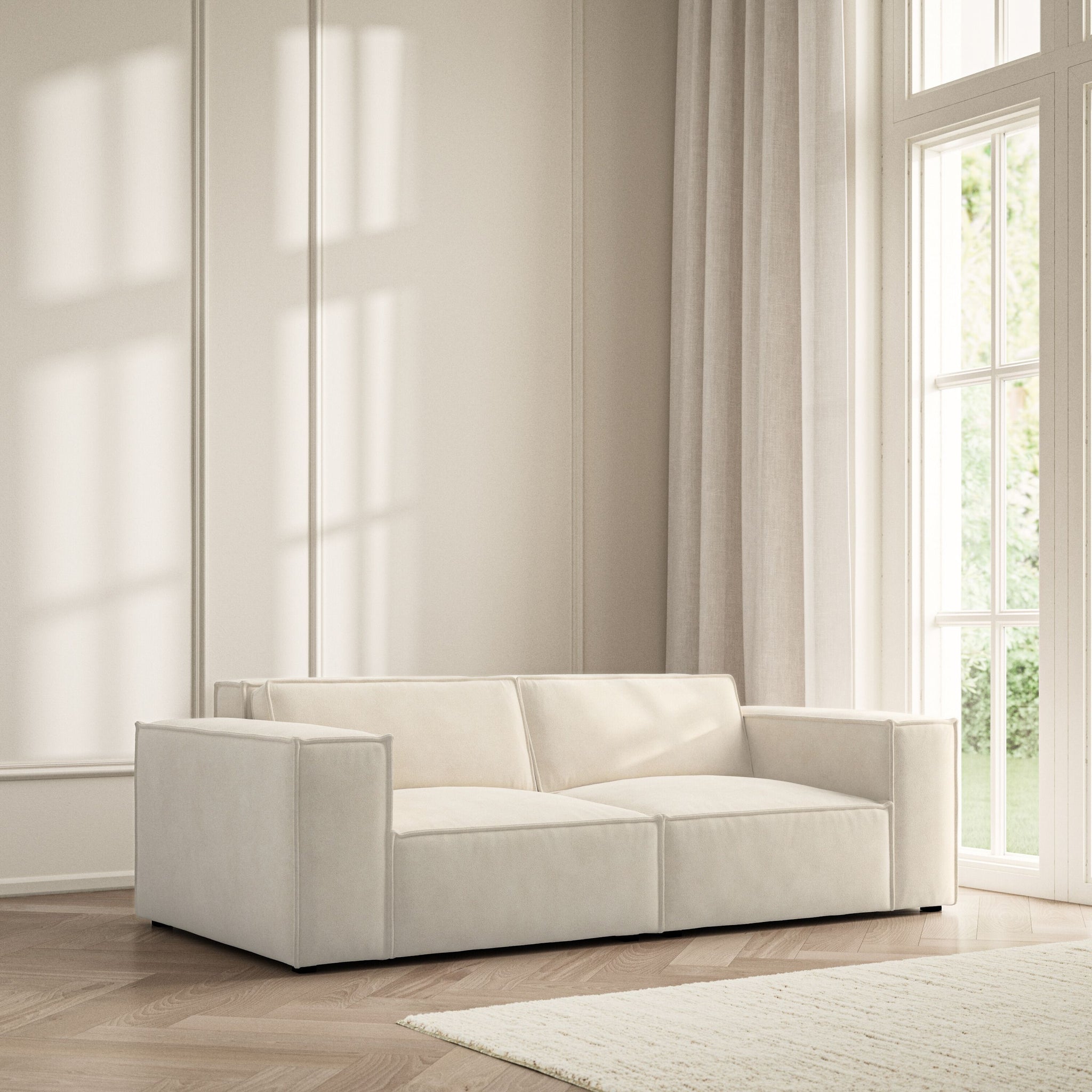 Vella Medium Sofa - Soft Bouclé