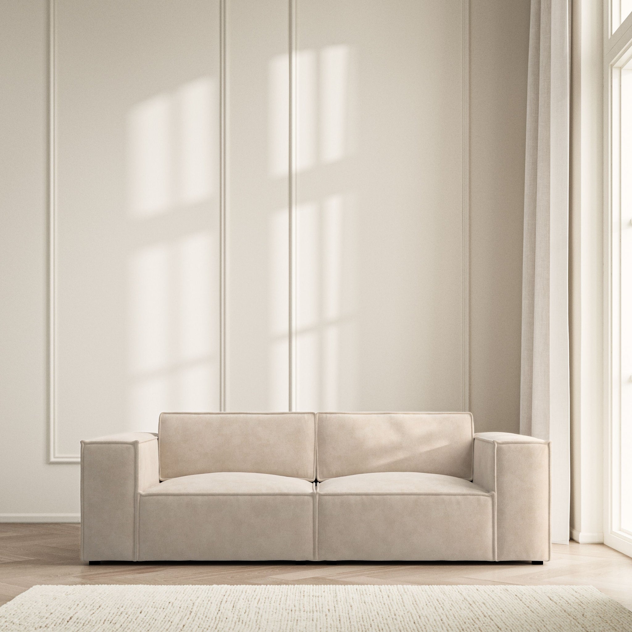 Vella Medium Sofa - Soft Bouclé