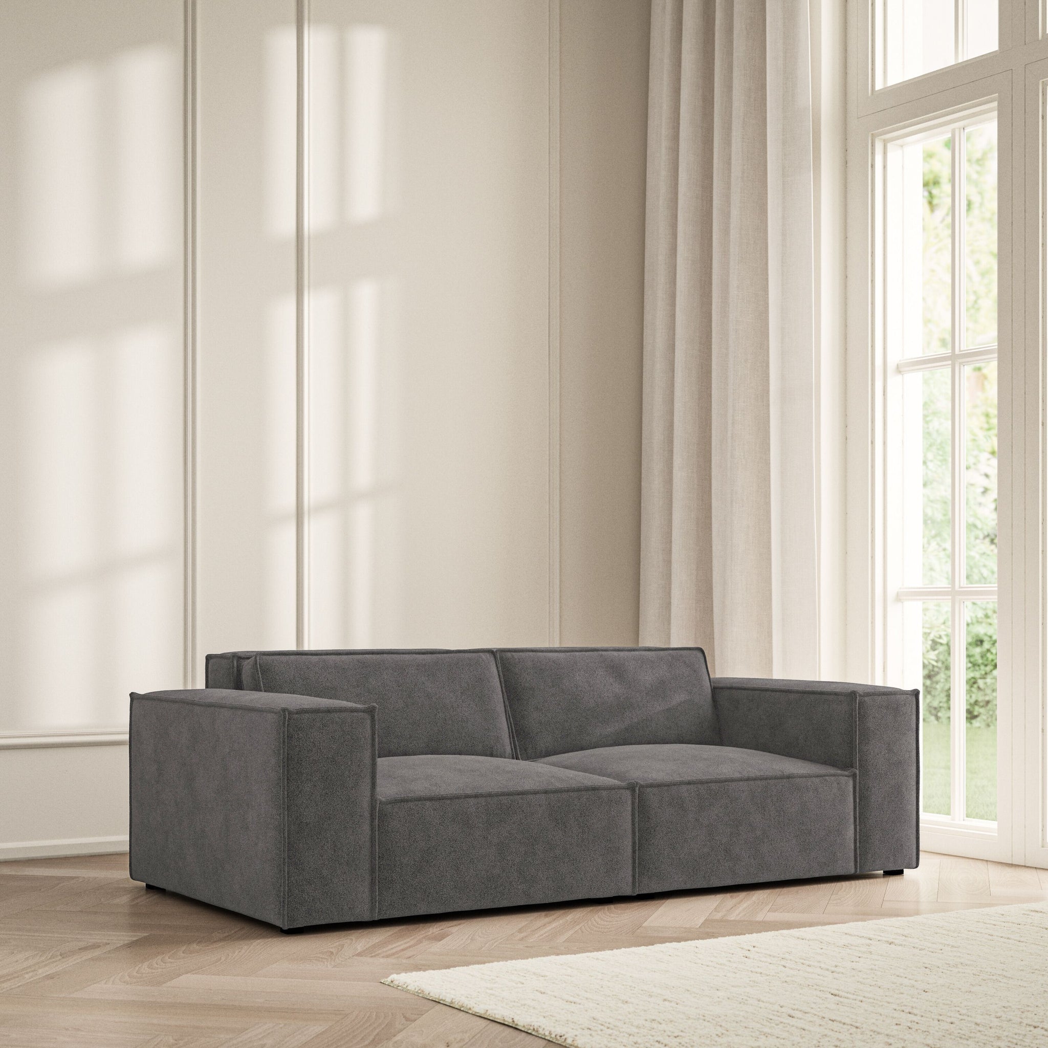 Vella Medium Sofa - Soft Bouclé