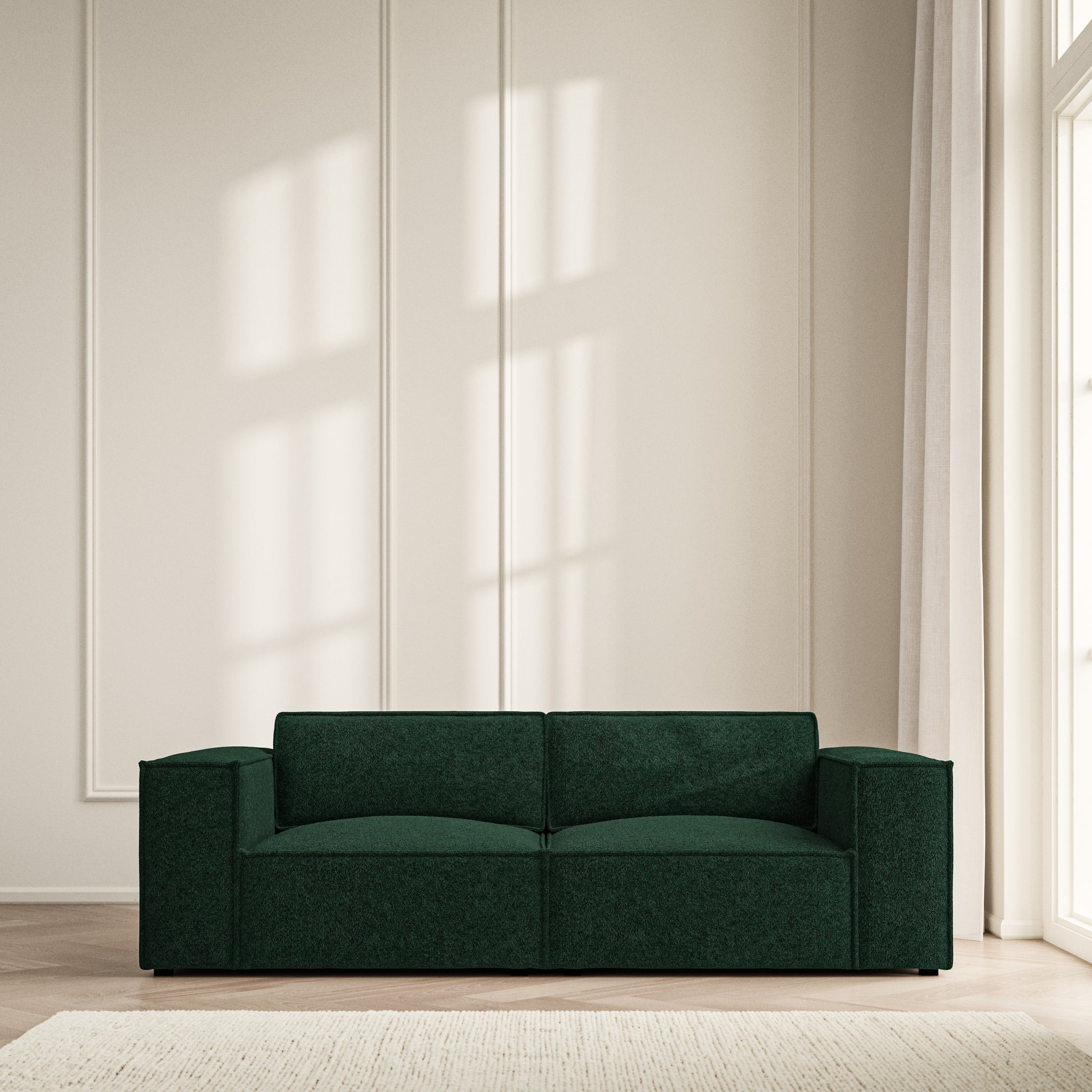 Vella Medium Sofa - Soft Teddy