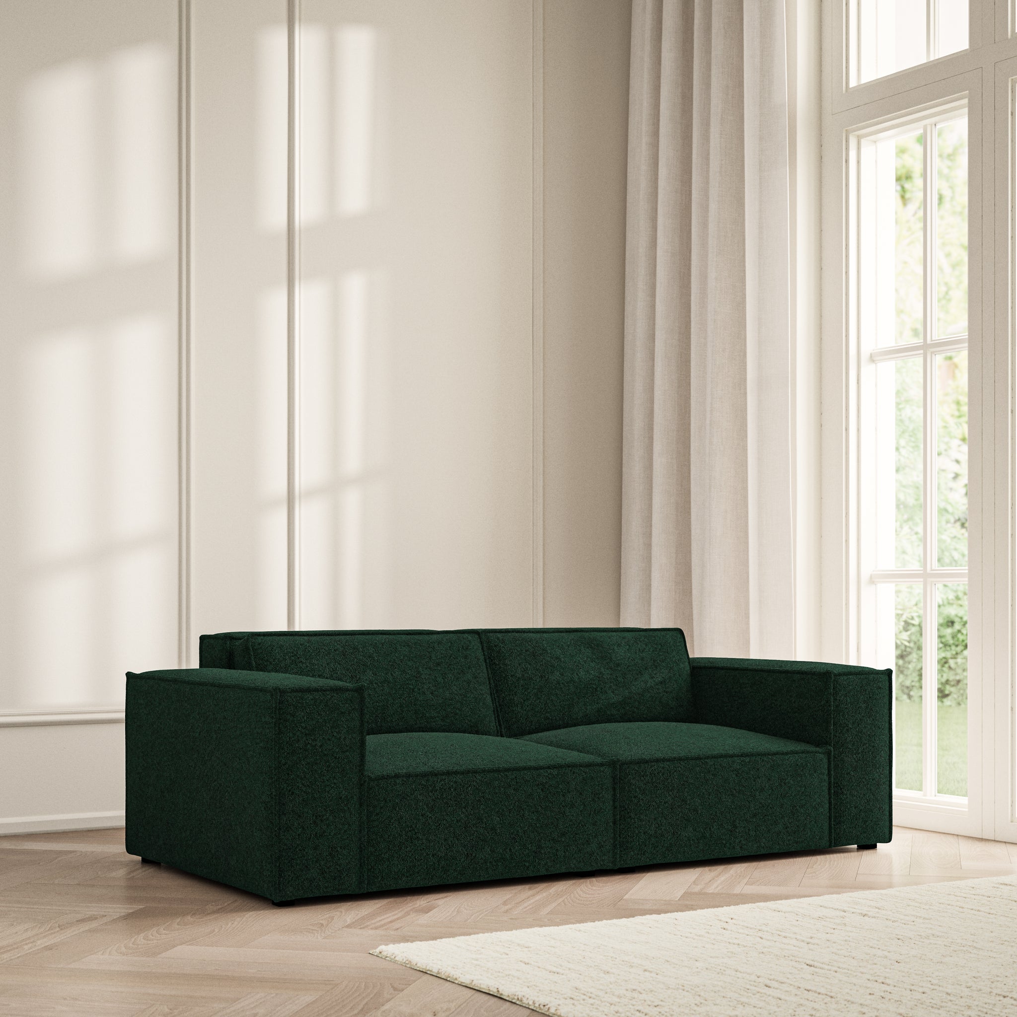 Vella Medium Sofa - Soft Teddy