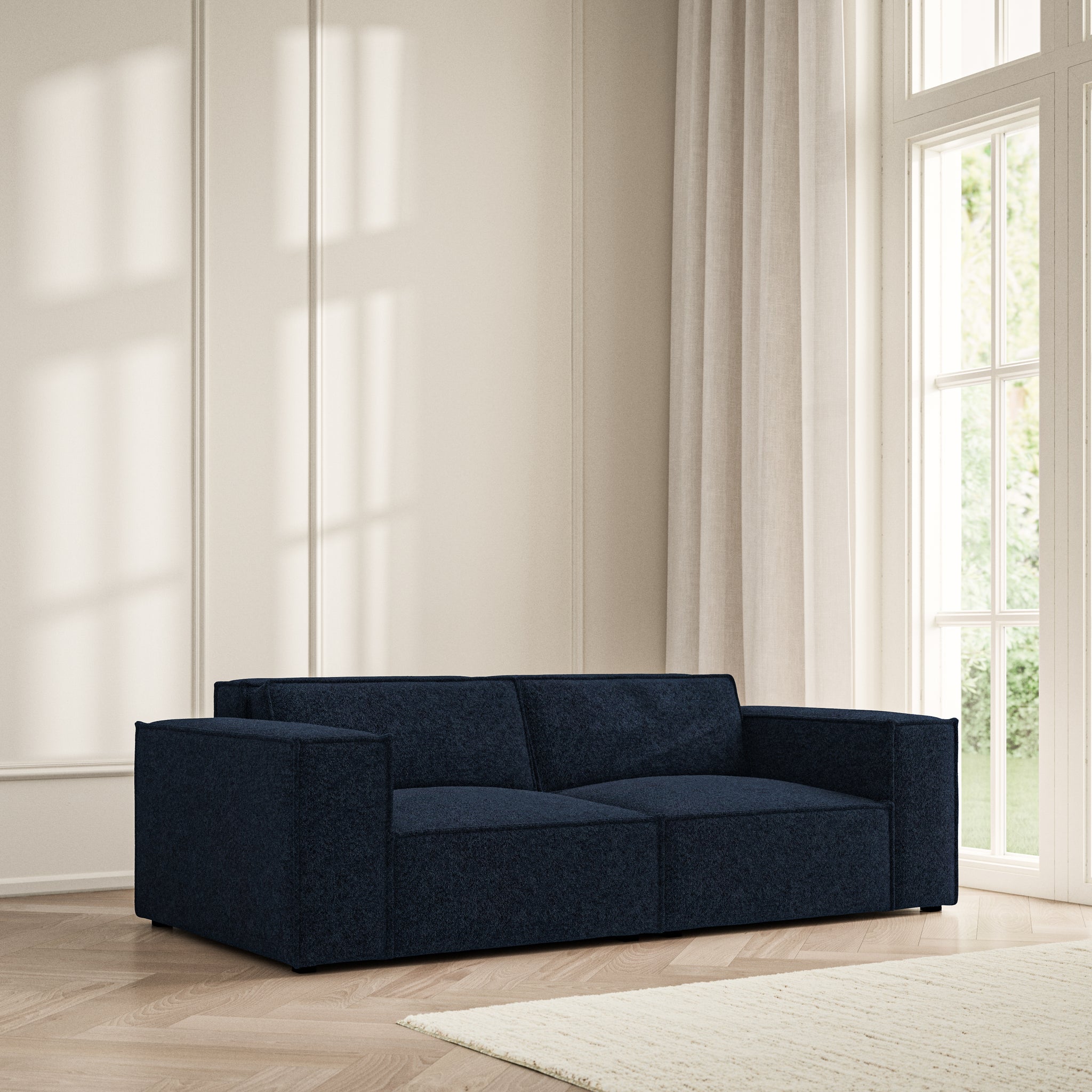 Vella Medium Sofa - Soft Teddy