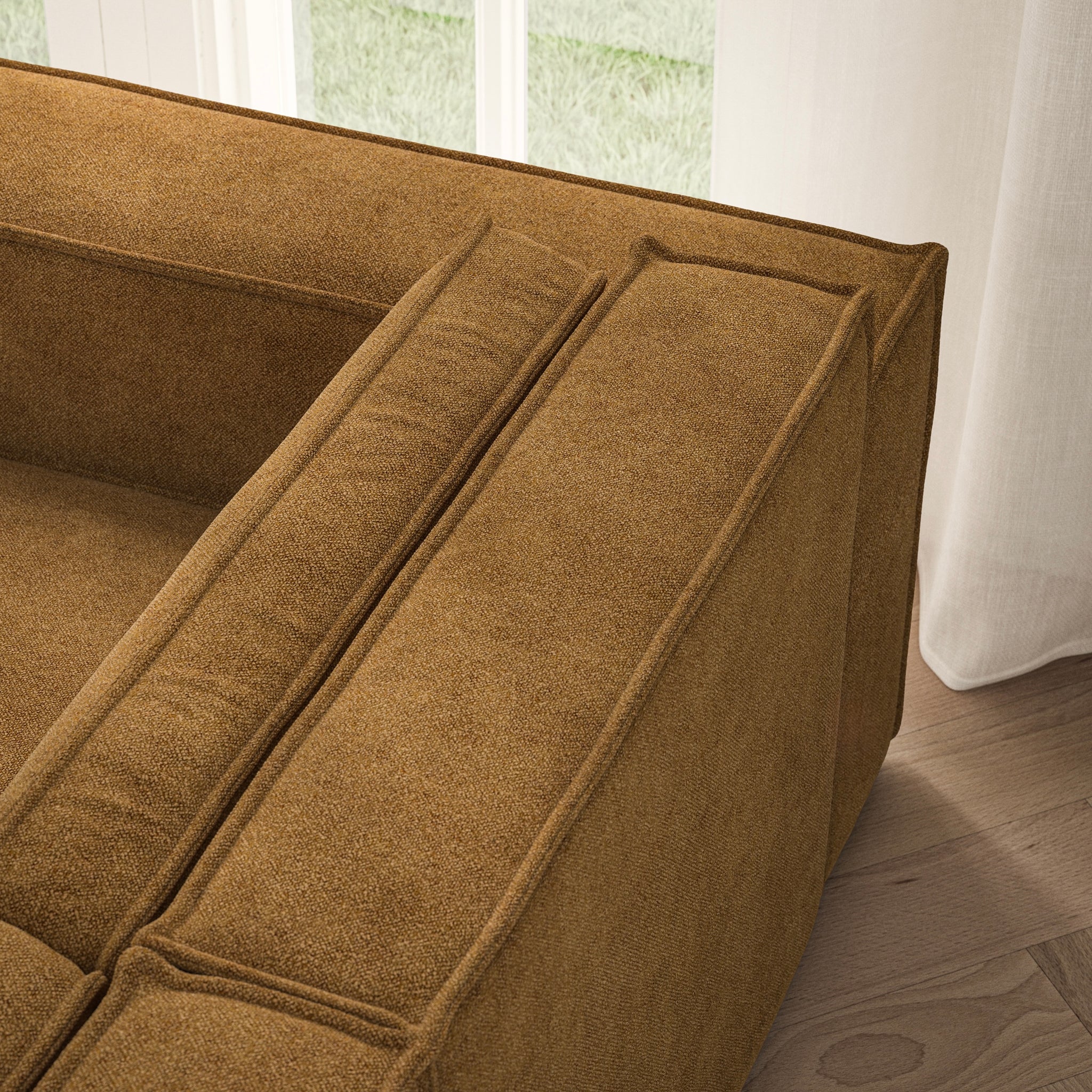 Vella Corner Chaise RHF - Soft Bouclé