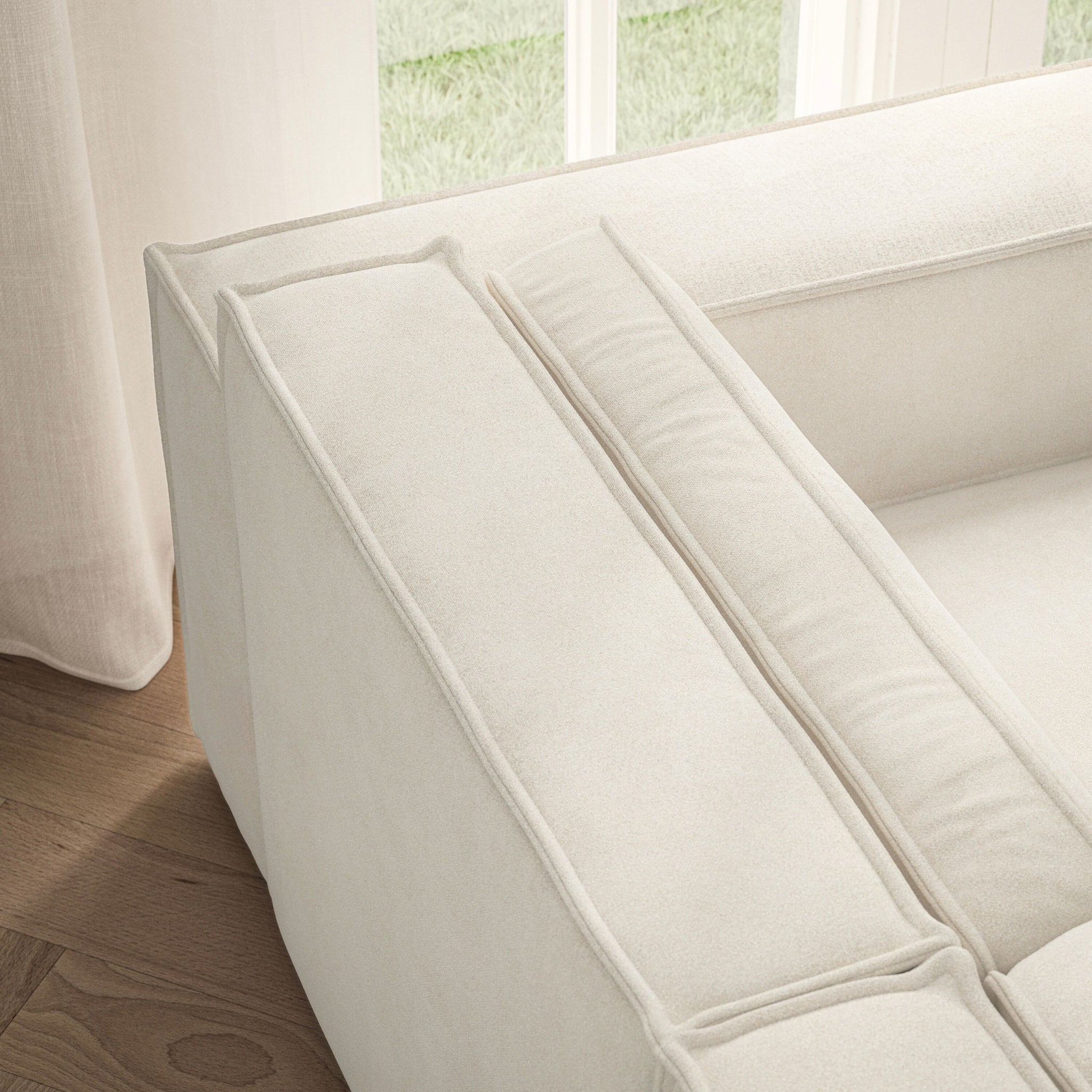 Vella U-Shape Closed End - Soft Bouclé
