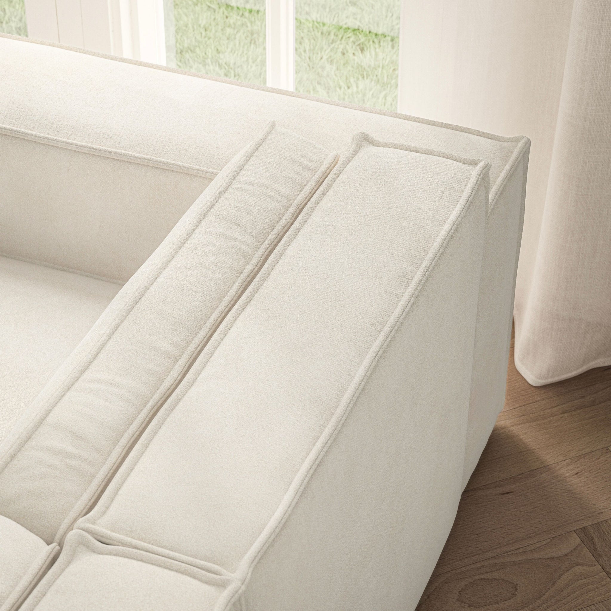 Vella Corner Chaise RHF - Soft Bouclé