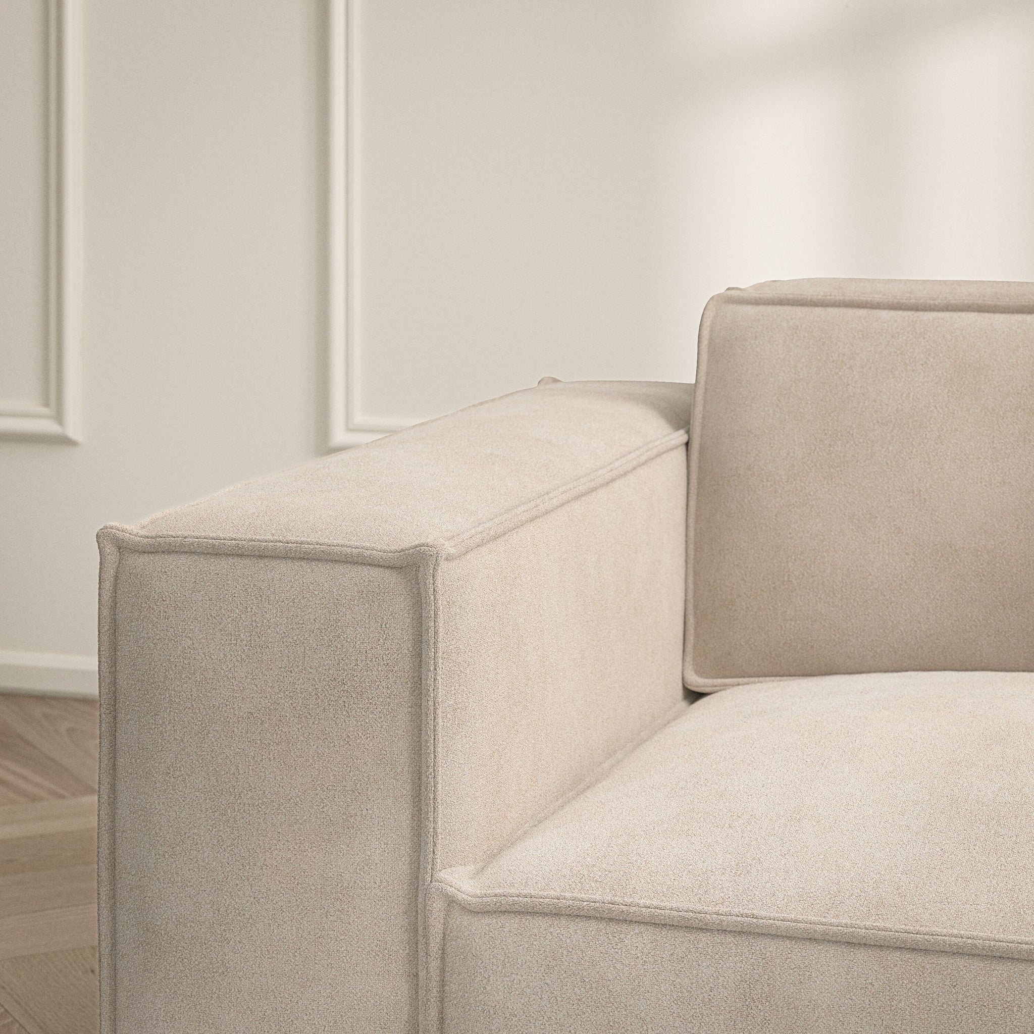 Vella Corner Chaise RHF - Soft Bouclé