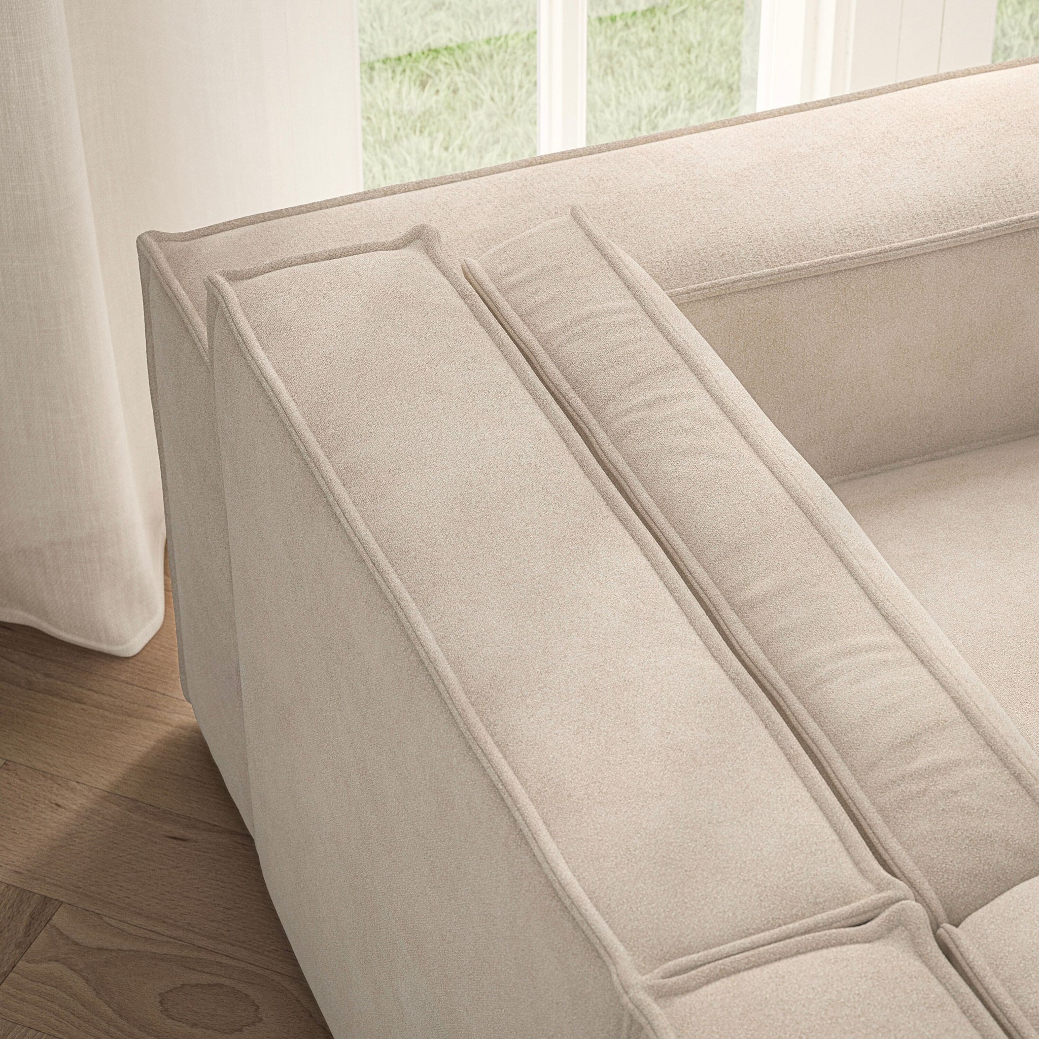Vella Medium Sofa - Soft Bouclé