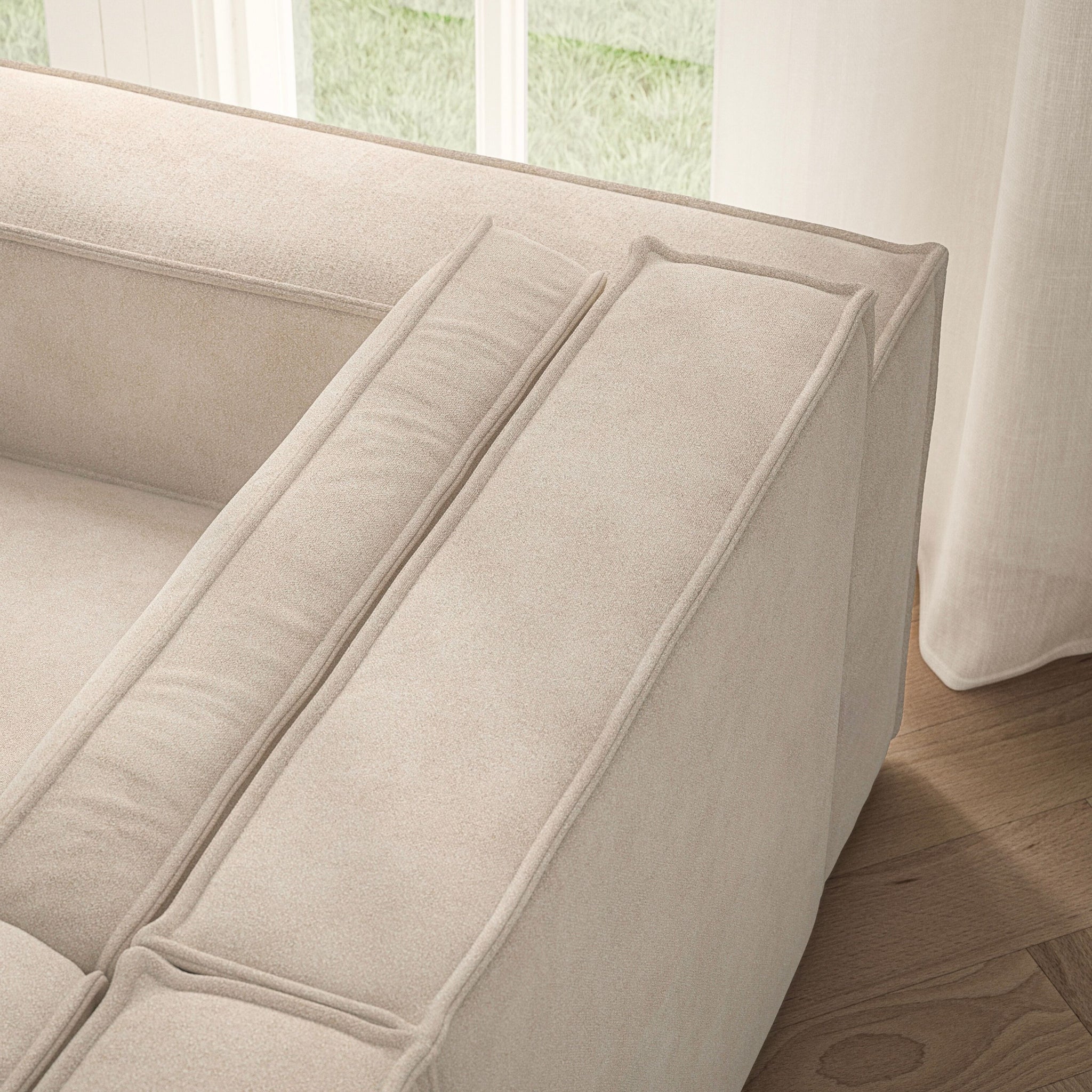 Vella Corner Chaise RHF - Soft Bouclé