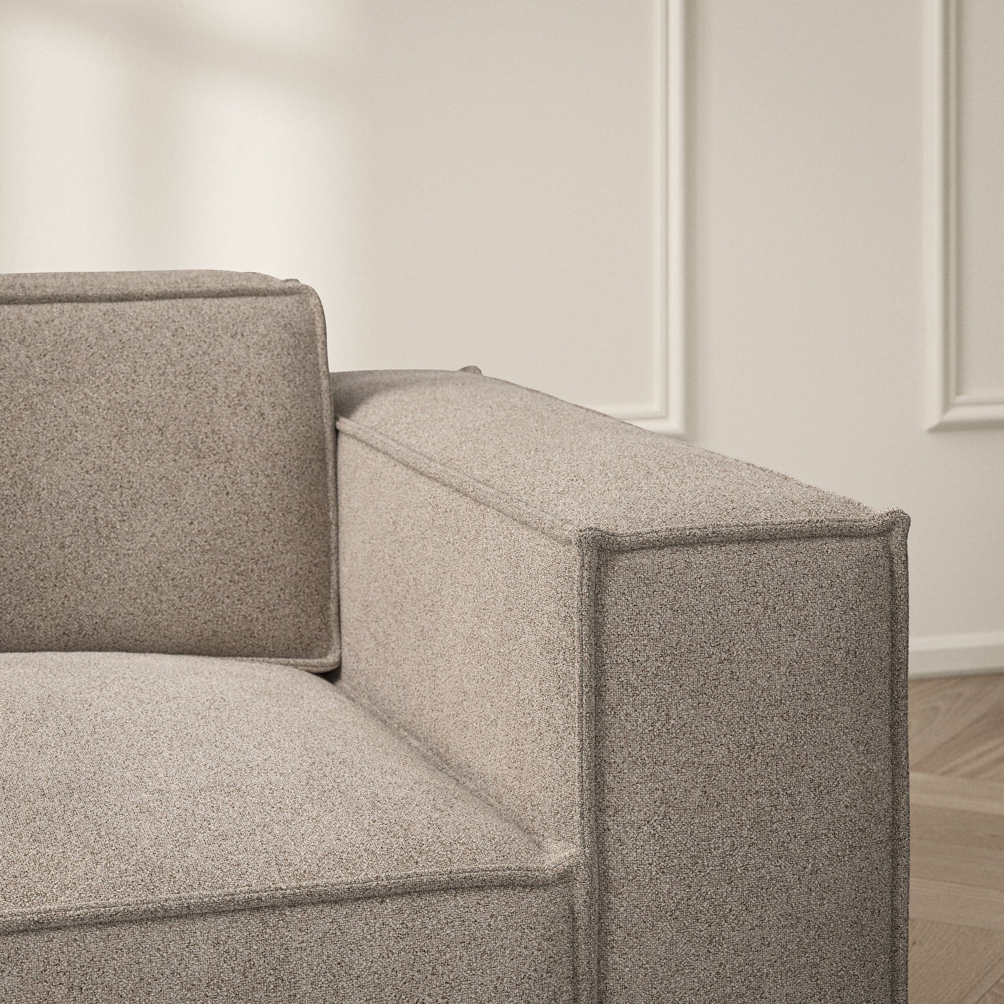 Vella Corner Chaise LHF - Soft Bouclé