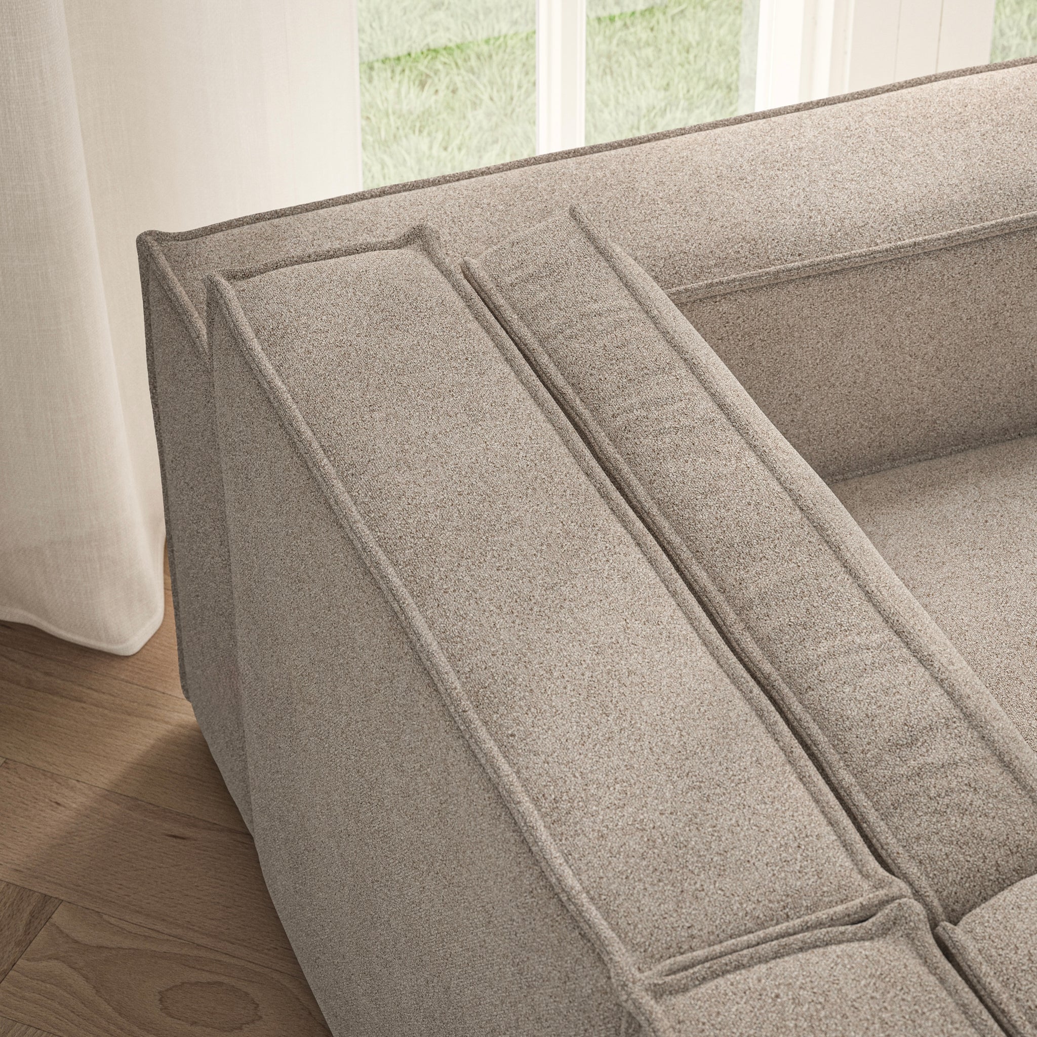 Vella U-Shape Closed End - Soft Bouclé