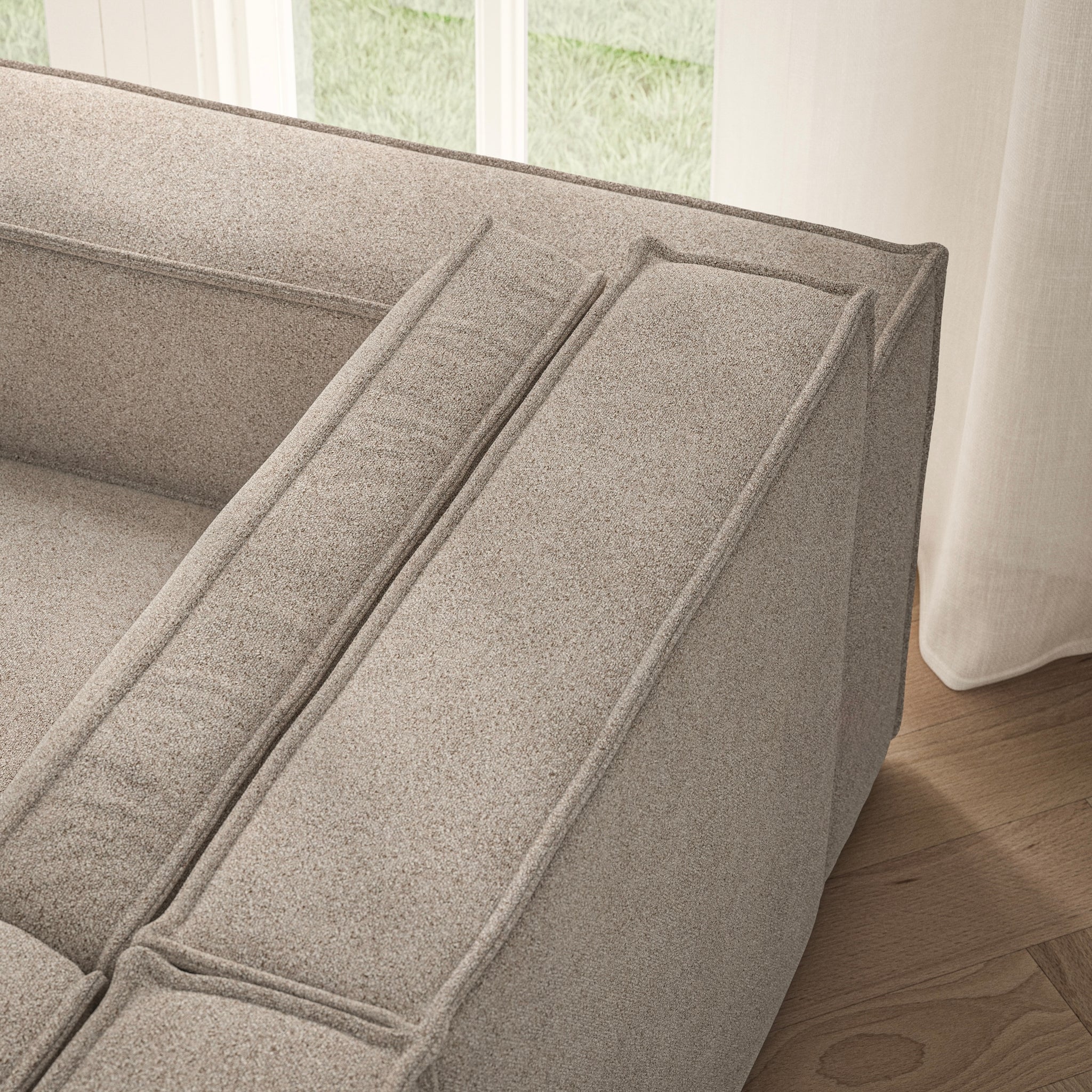 Vella Corner Chaise RHF - Soft Bouclé