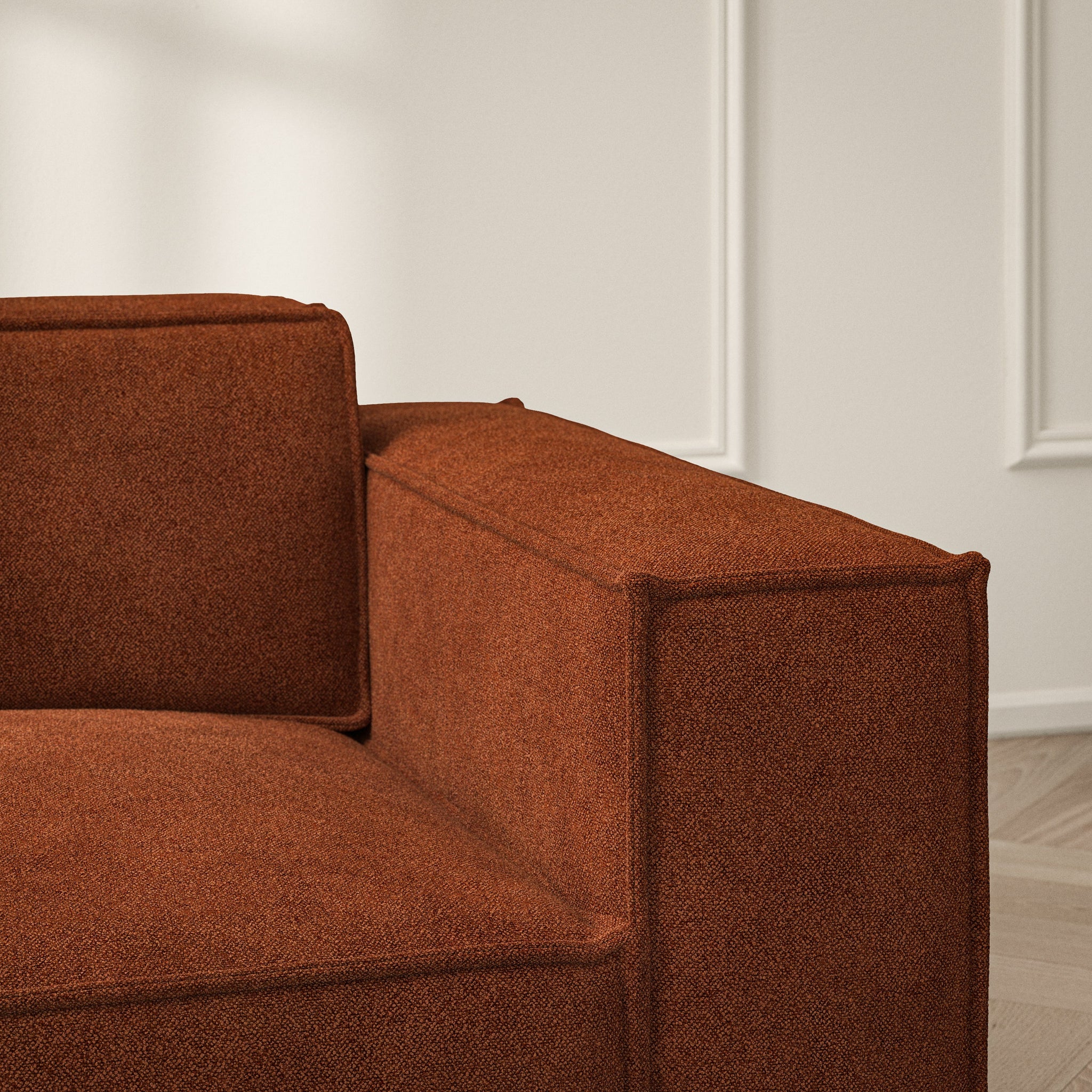 Vella Corner Chaise LHF - Soft Bouclé