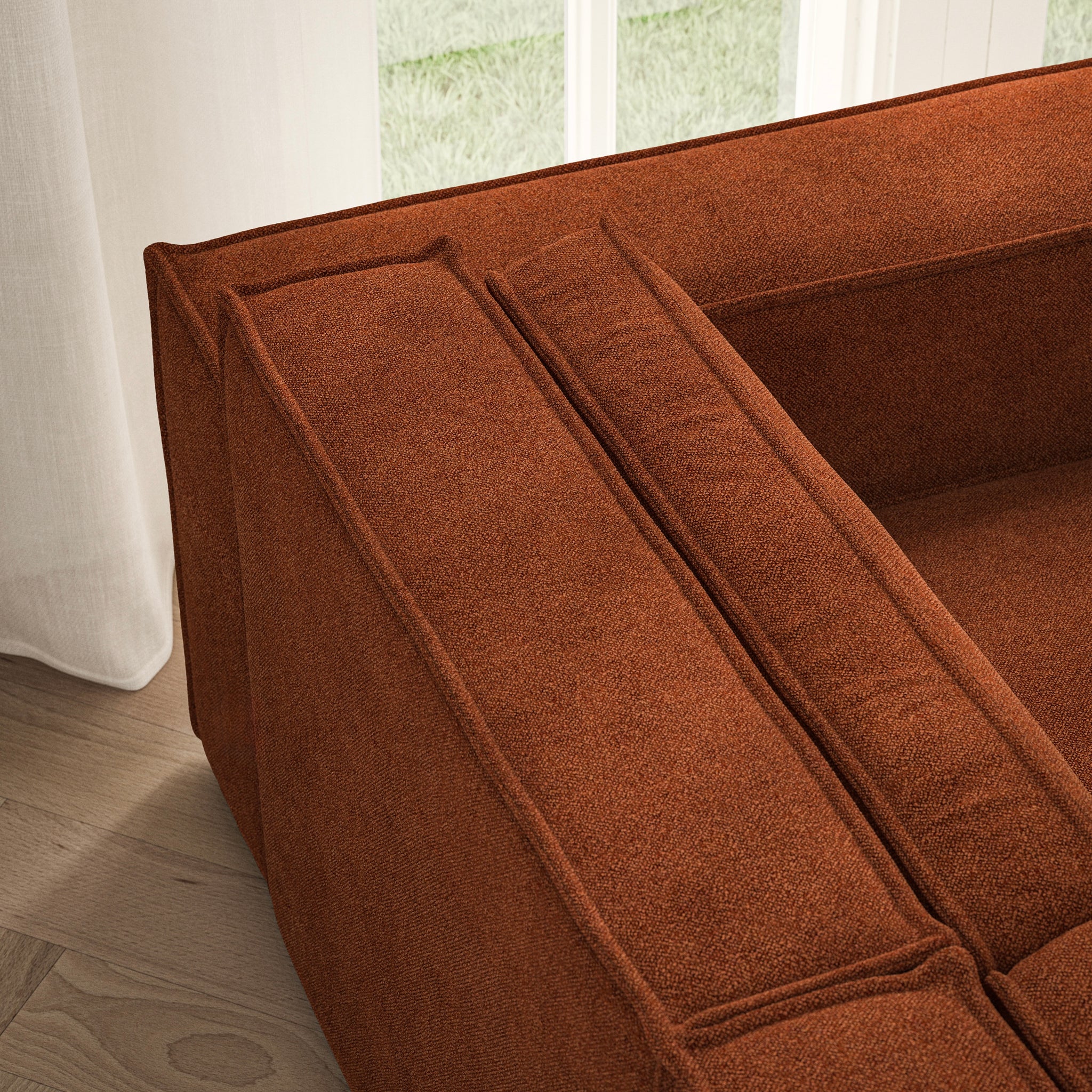 Vella Corner Chaise LHF - Soft Bouclé