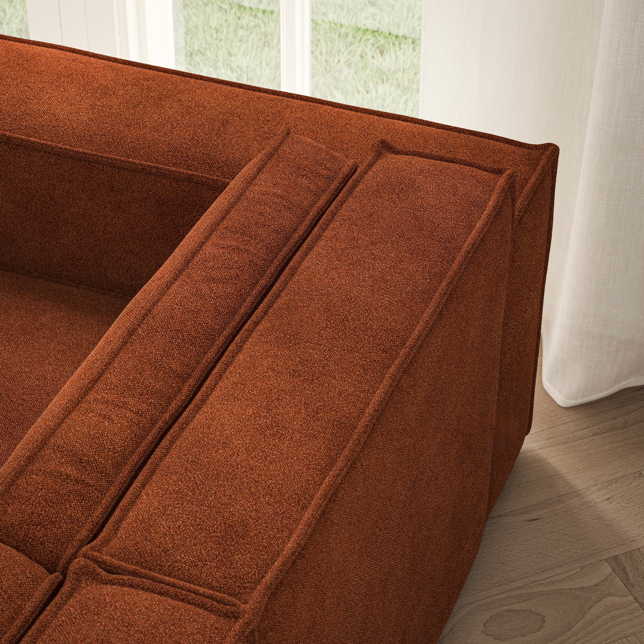 Vella Corner Chaise RHF - Soft Bouclé