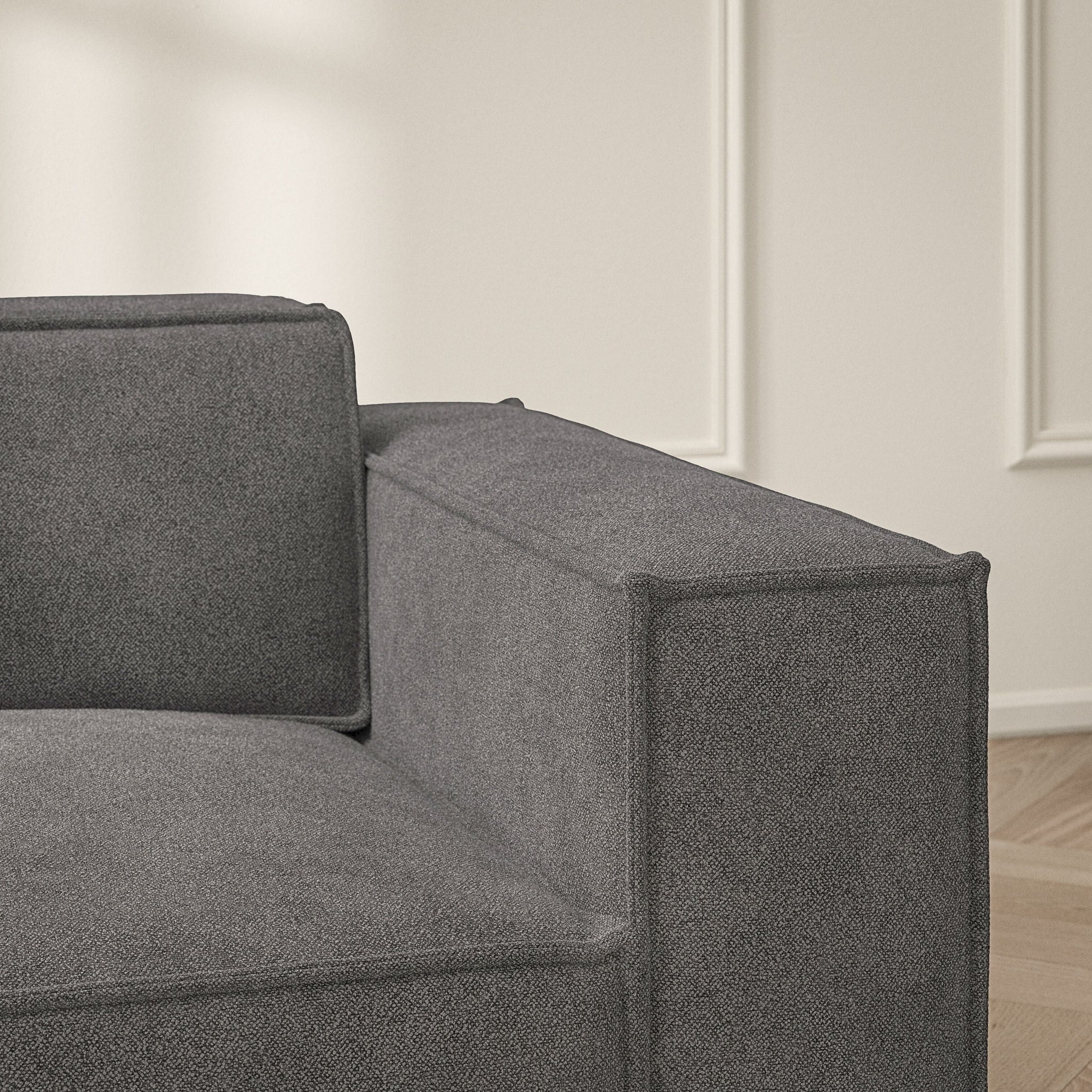 Vella Corner Chaise LHF - Soft Bouclé