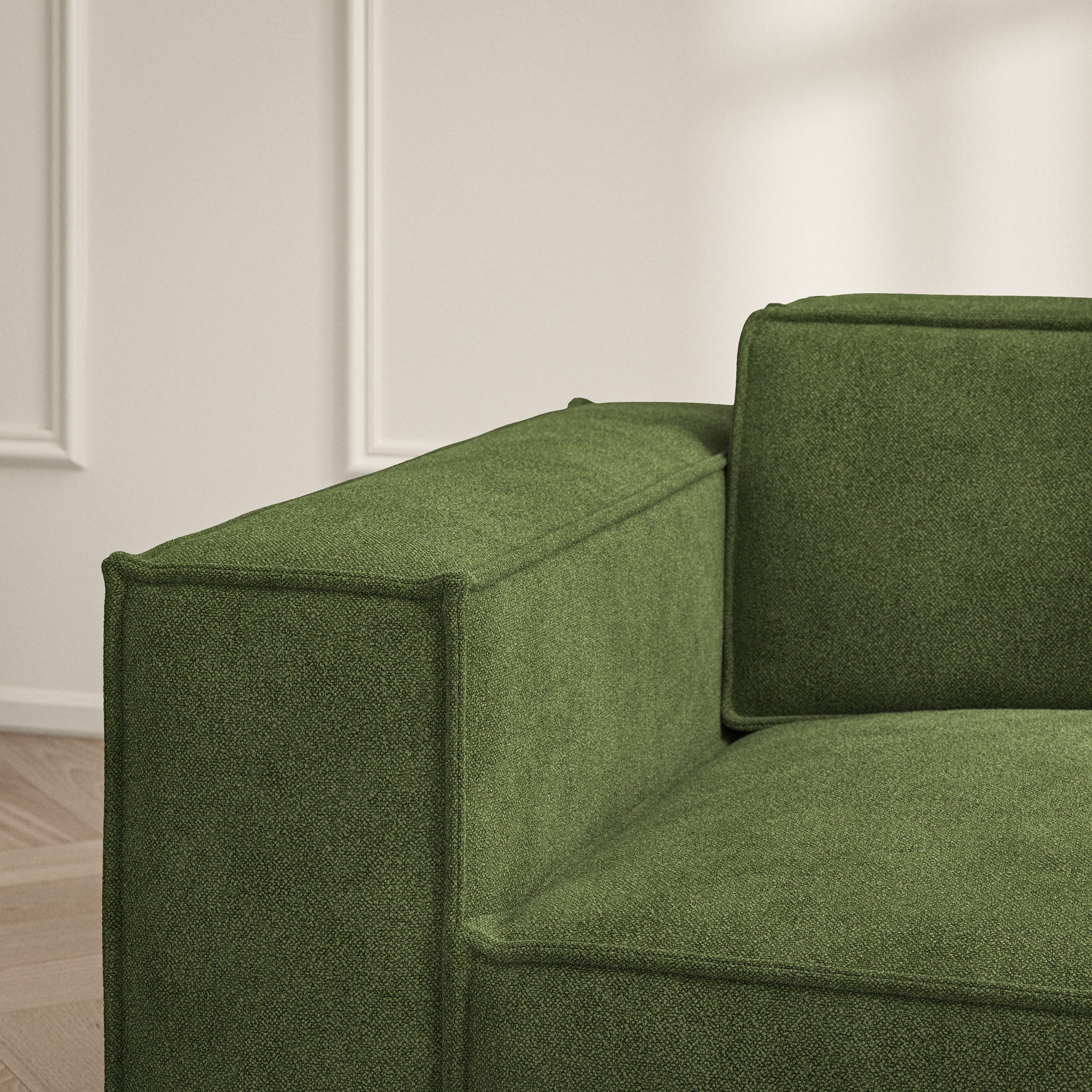 Vella Chaise Sofa - Soft Bouclé