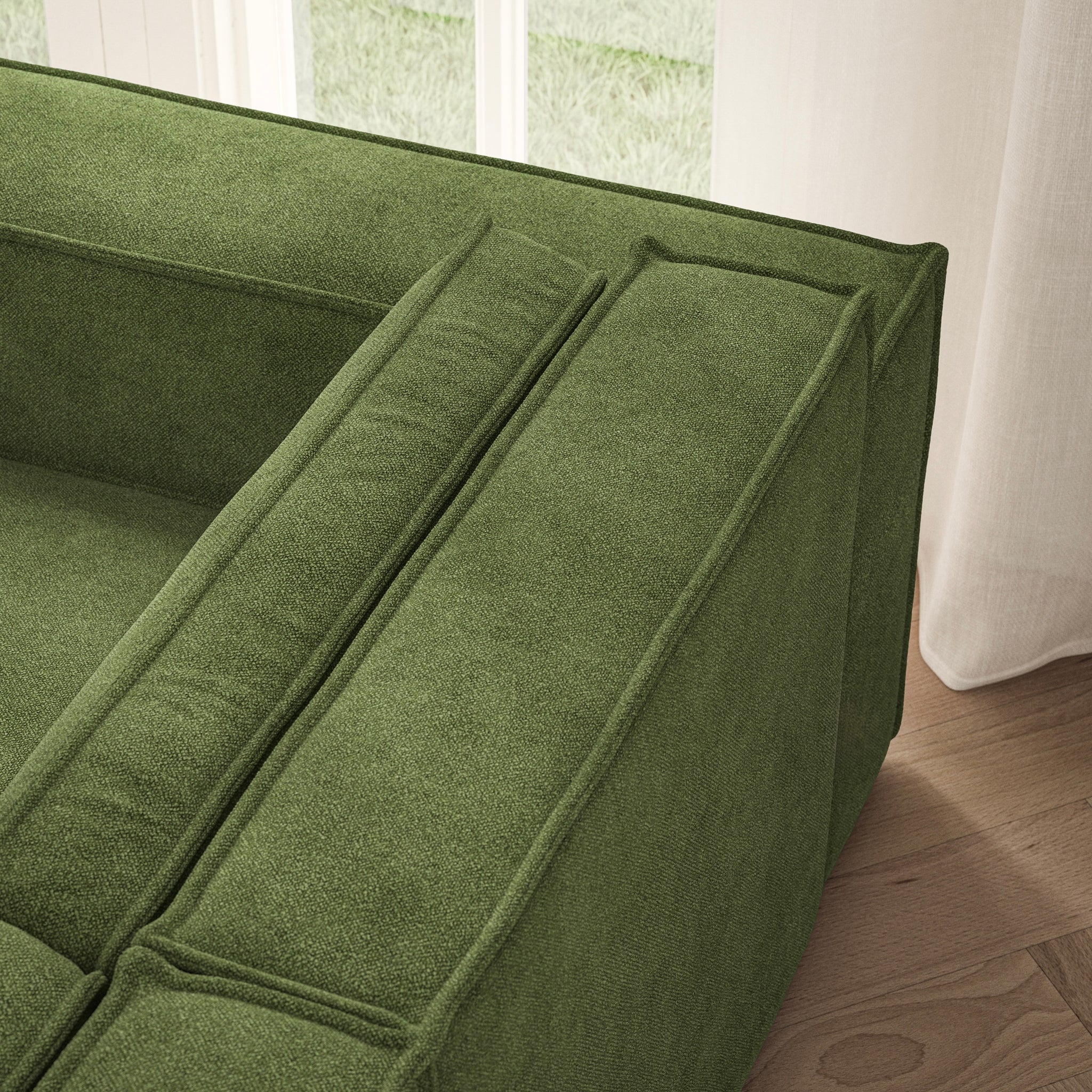 Vella Corner Chaise RHF - Soft Bouclé