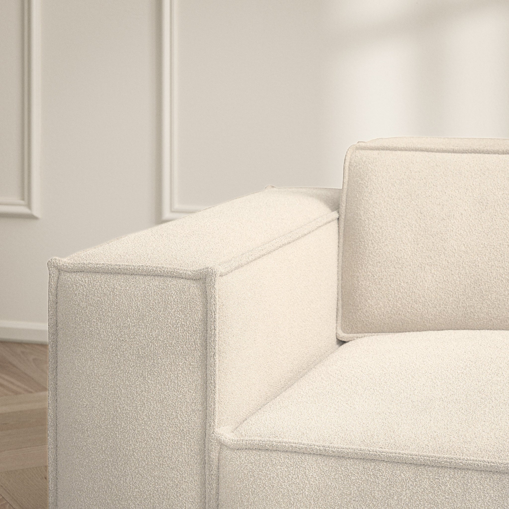 Vella Large Corner - Soft Teddy