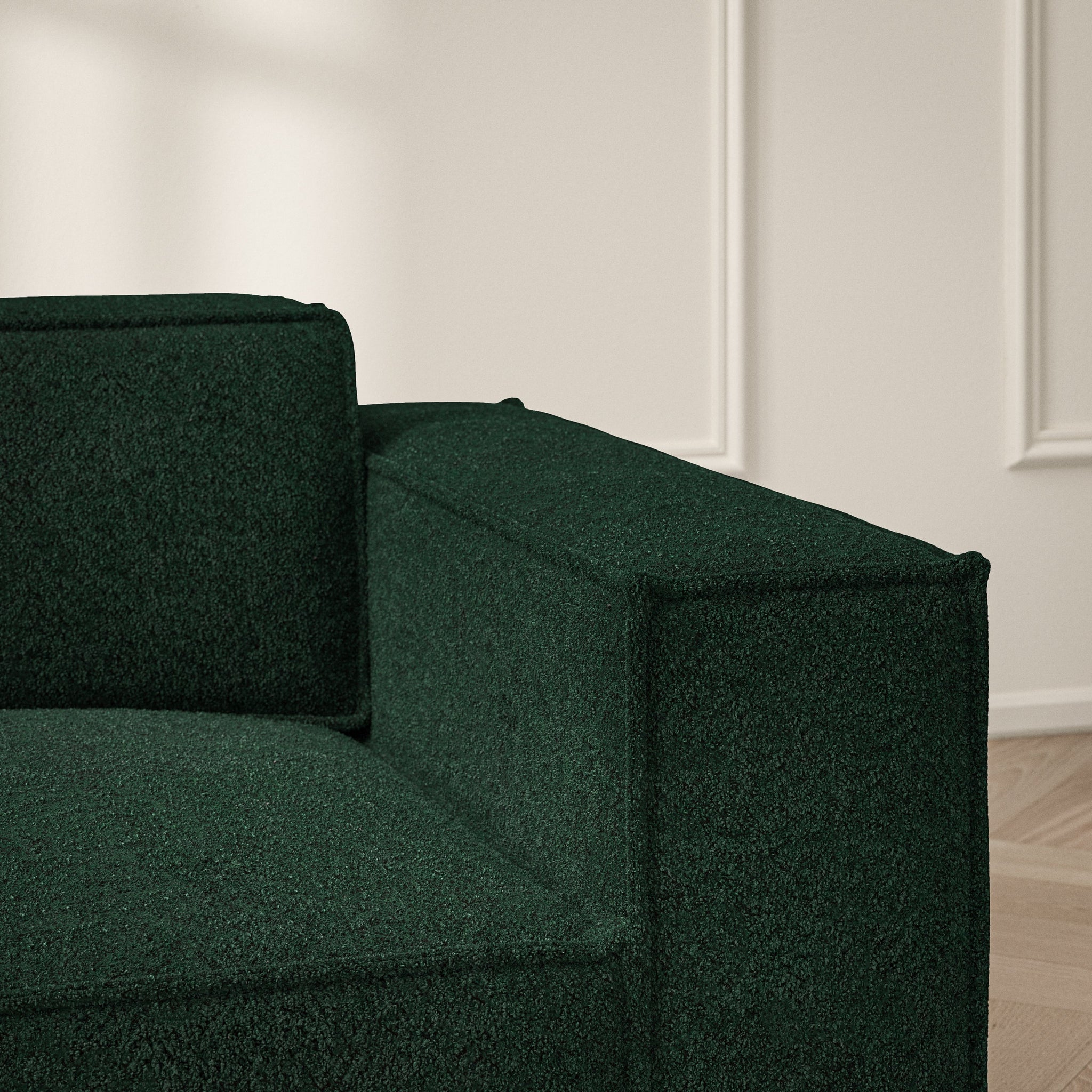 Vella Corner Chaise LHF - Soft Teddy