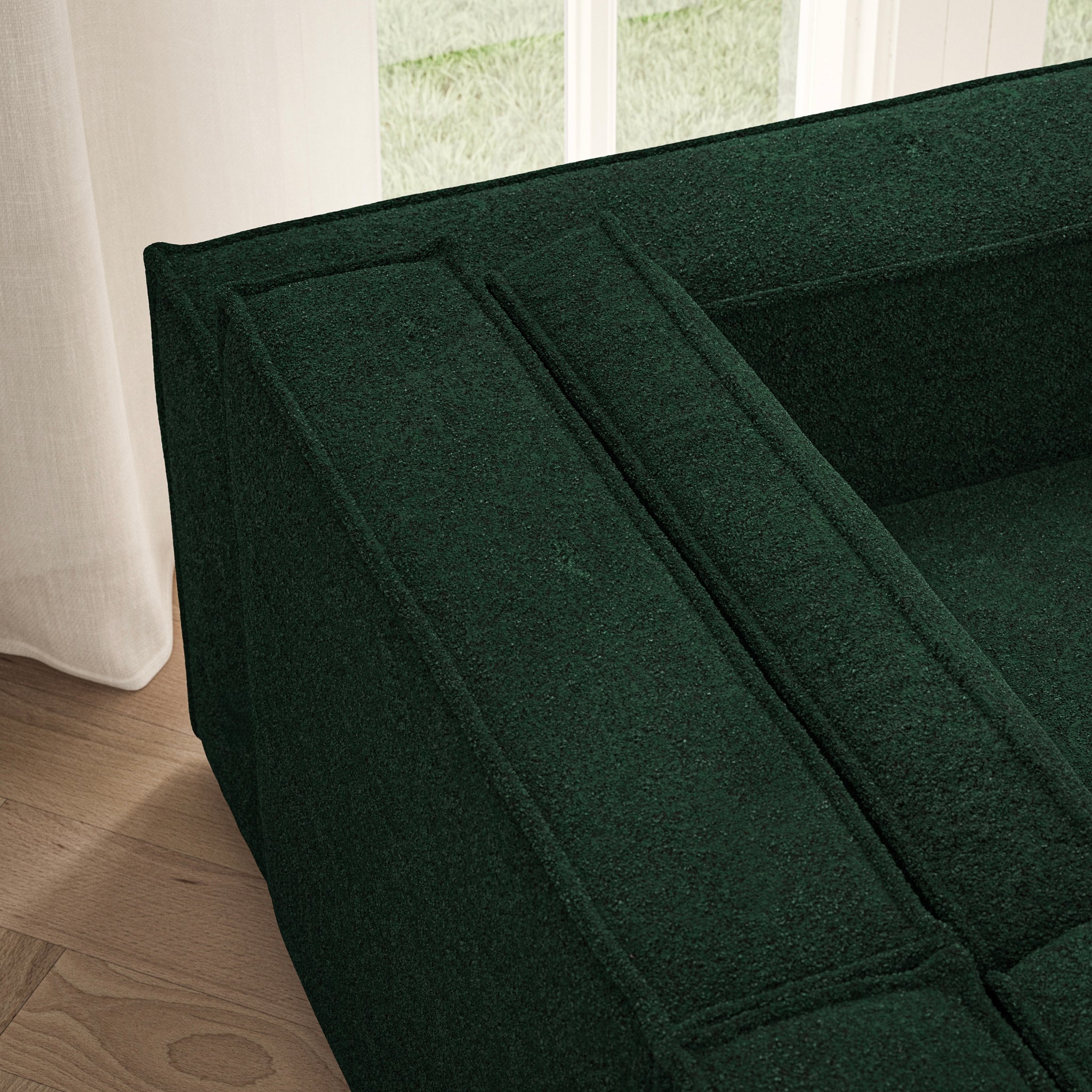 Vella Chaise Sofa - Soft Teddy