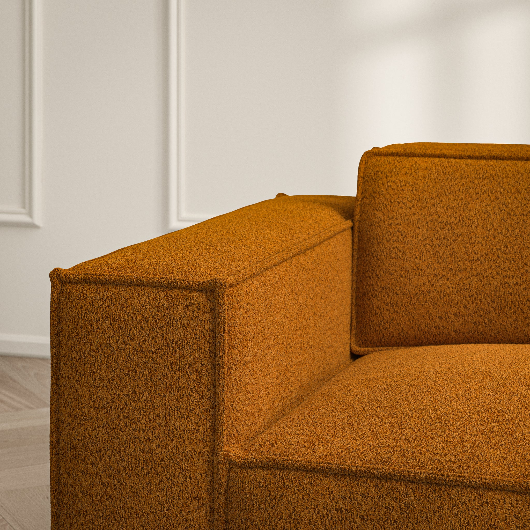 Vella Medium Sofa - Soft Teddy