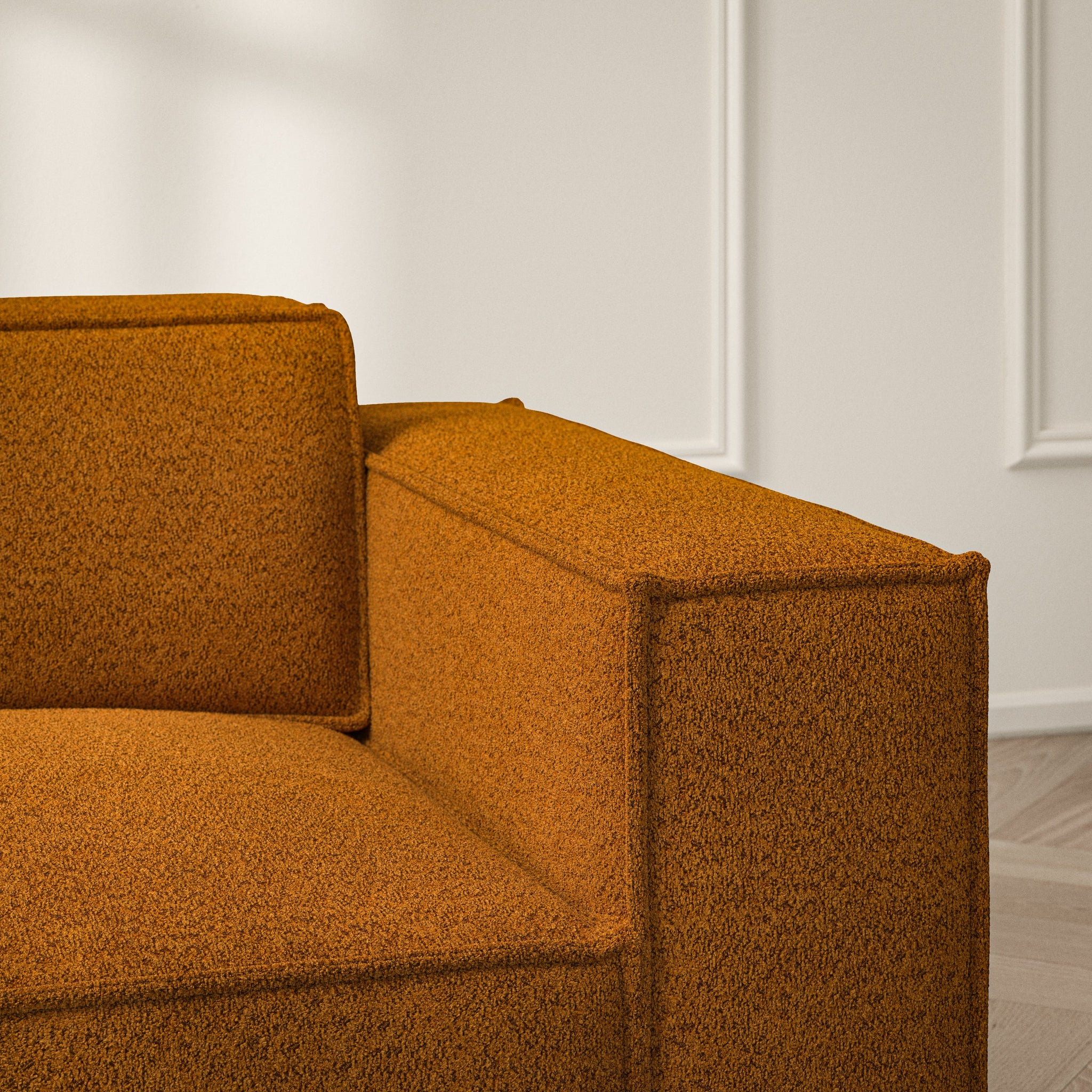 Vella Corner Chaise LHF - Soft Teddy