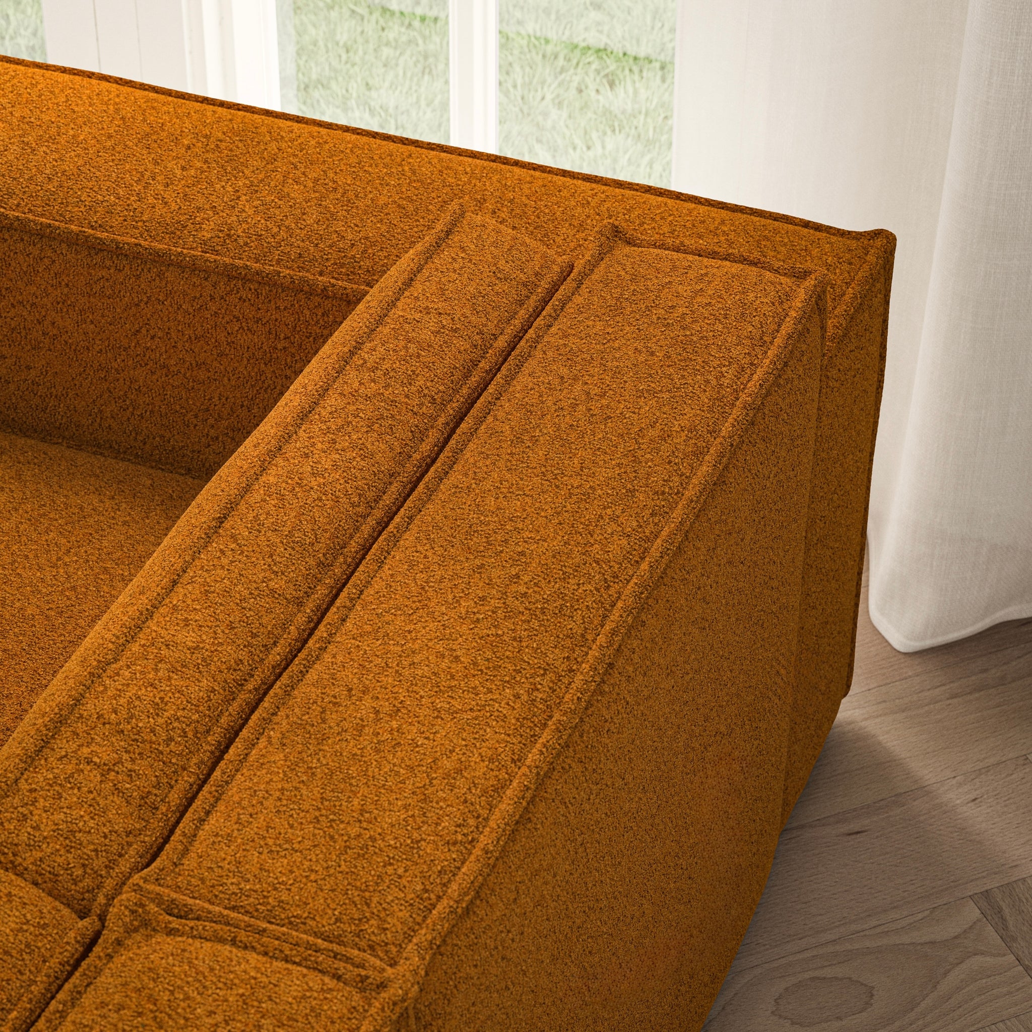 Vella Corner Chaise RHF - Soft Teddy