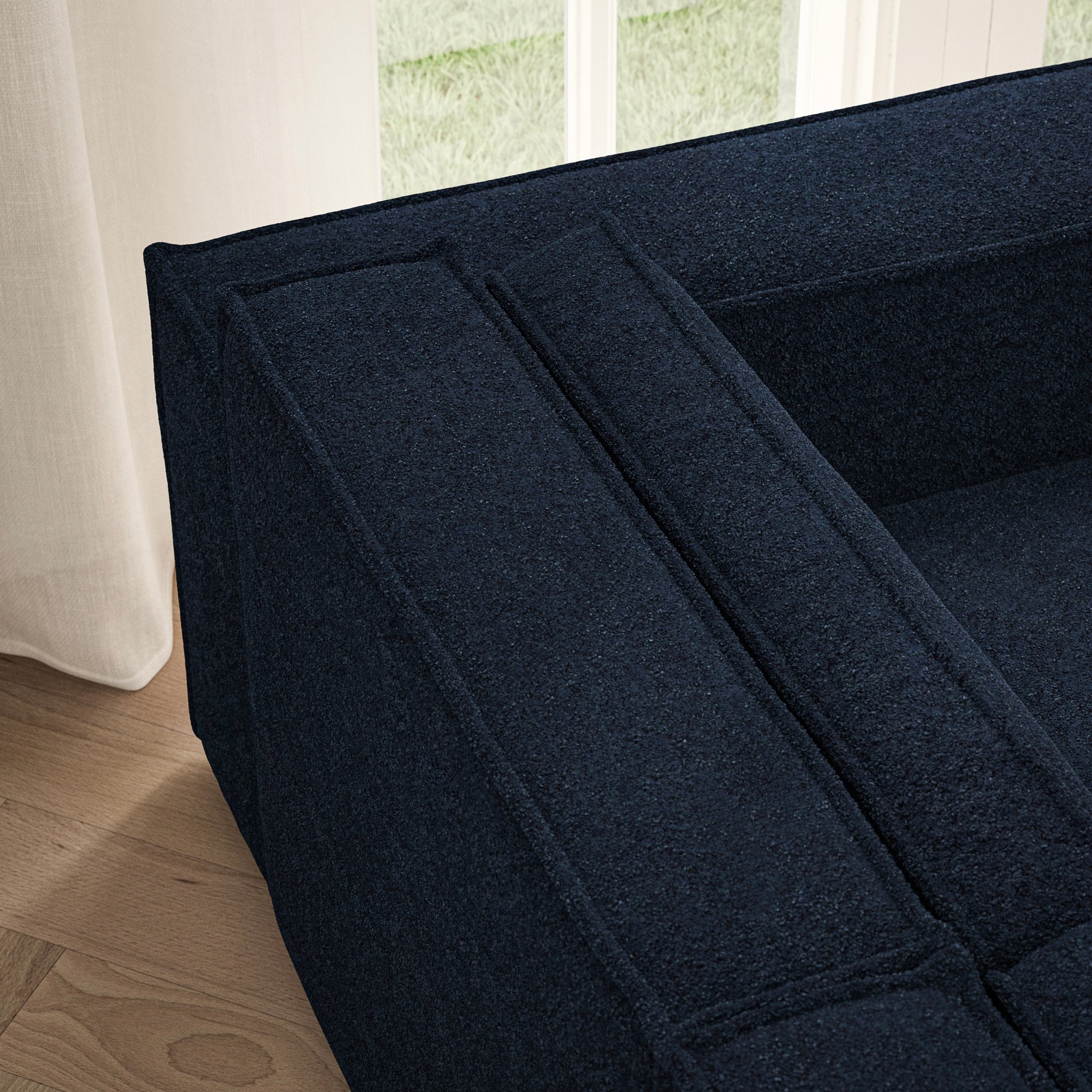 Vella Corner Chaise LHF - Soft Teddy
