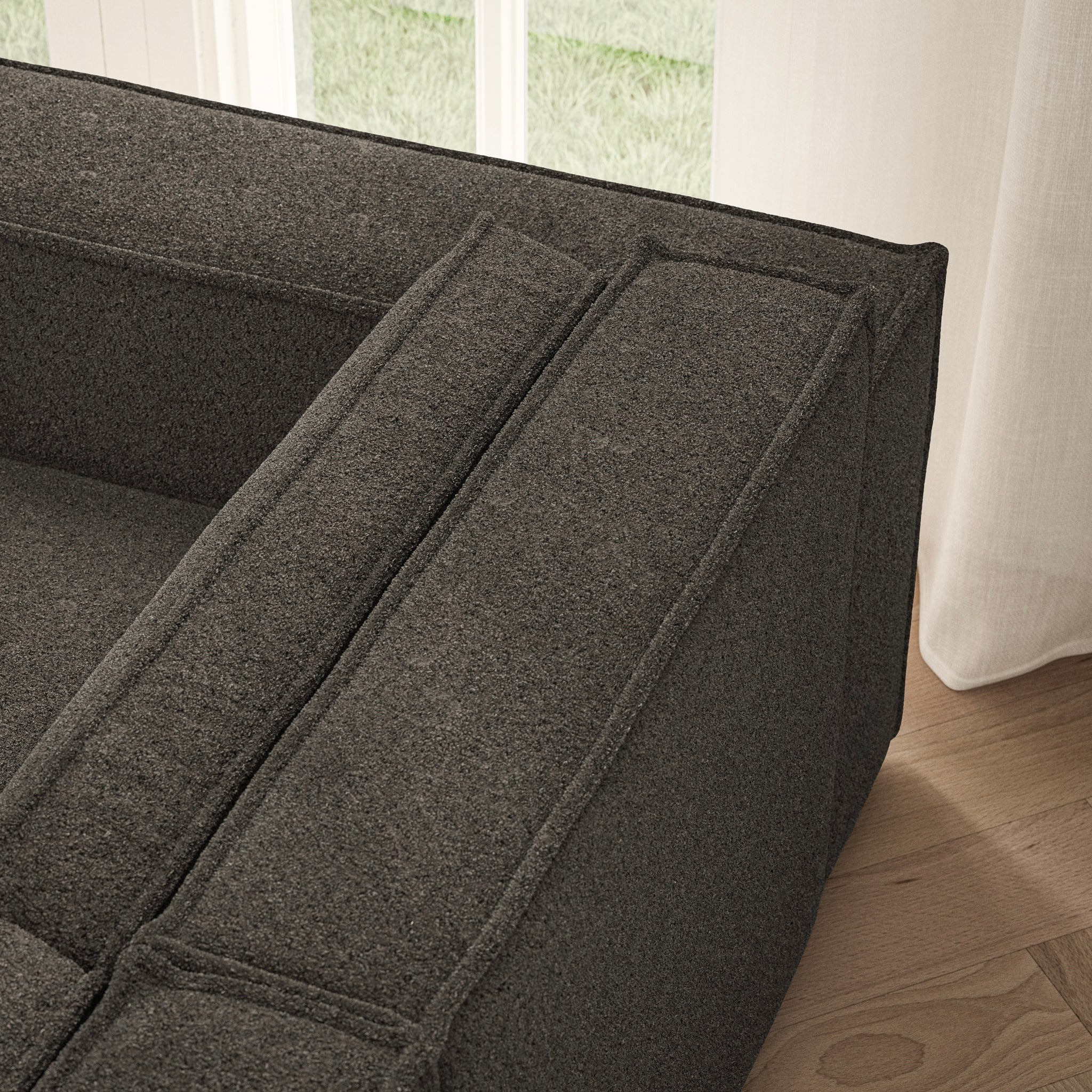 Vella Corner Chaise RHF - Soft Teddy