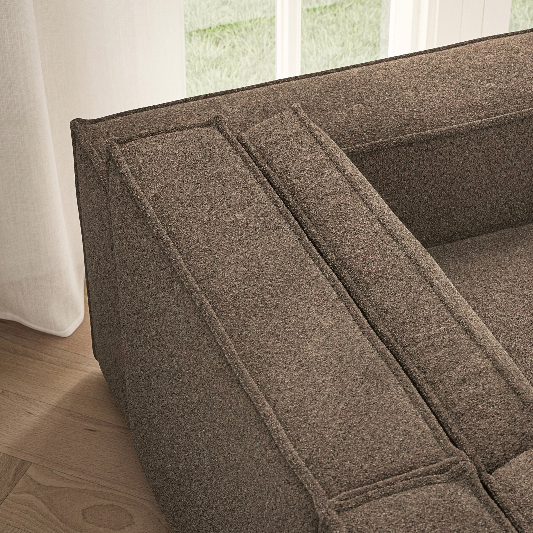 Vella Large Corner - Soft Teddy