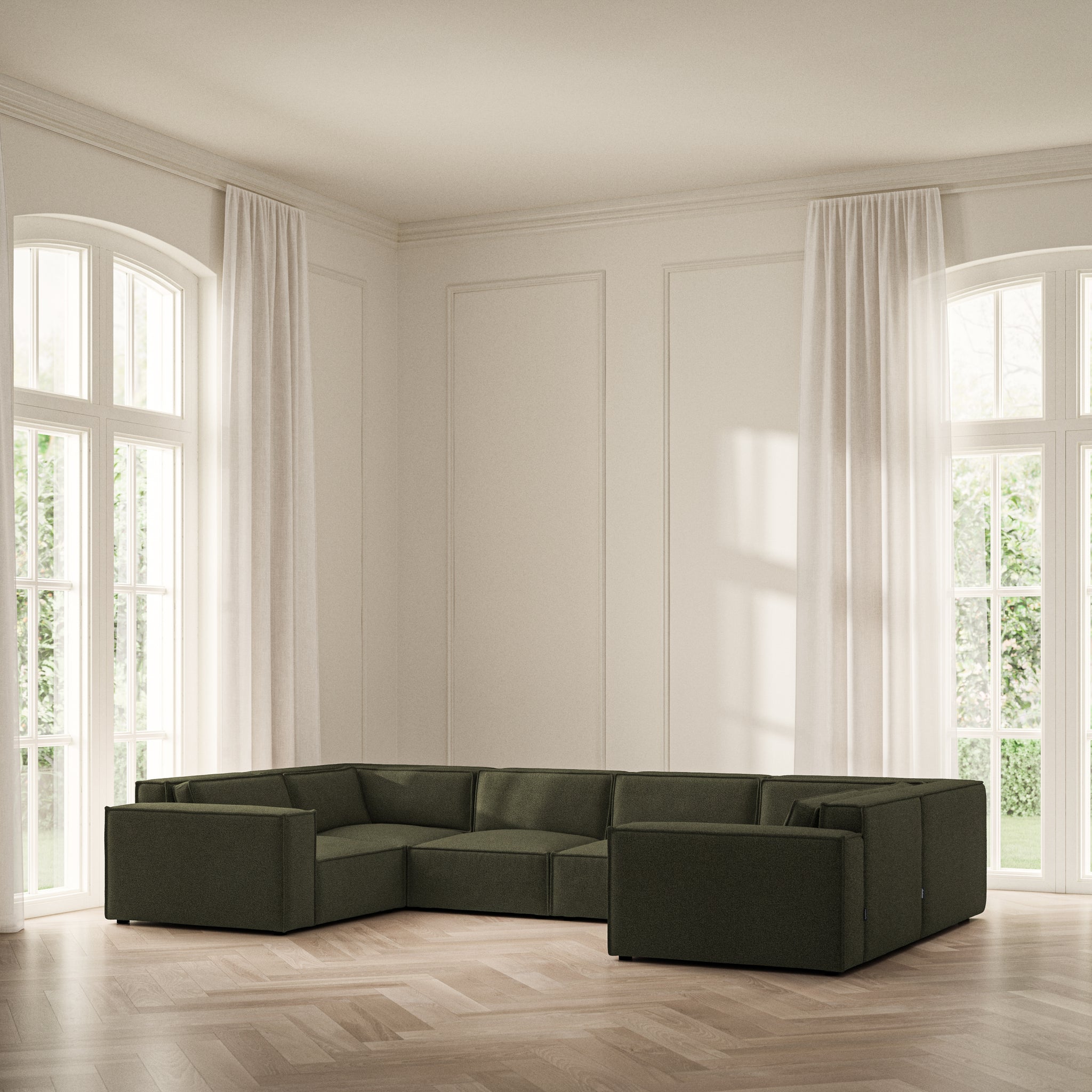 Vella U-Shape Closed End - Bouclé