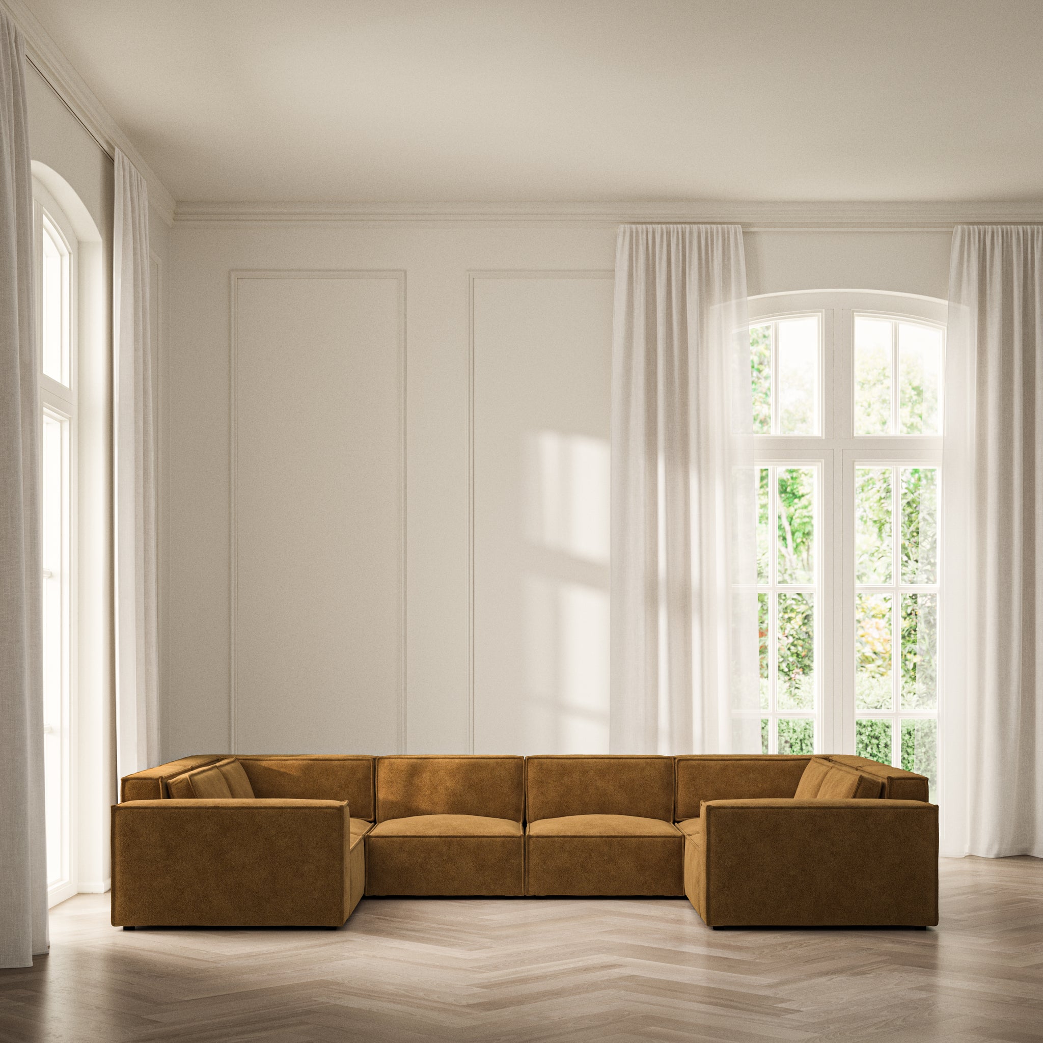 Vella U-Shape Closed End - Soft Bouclé