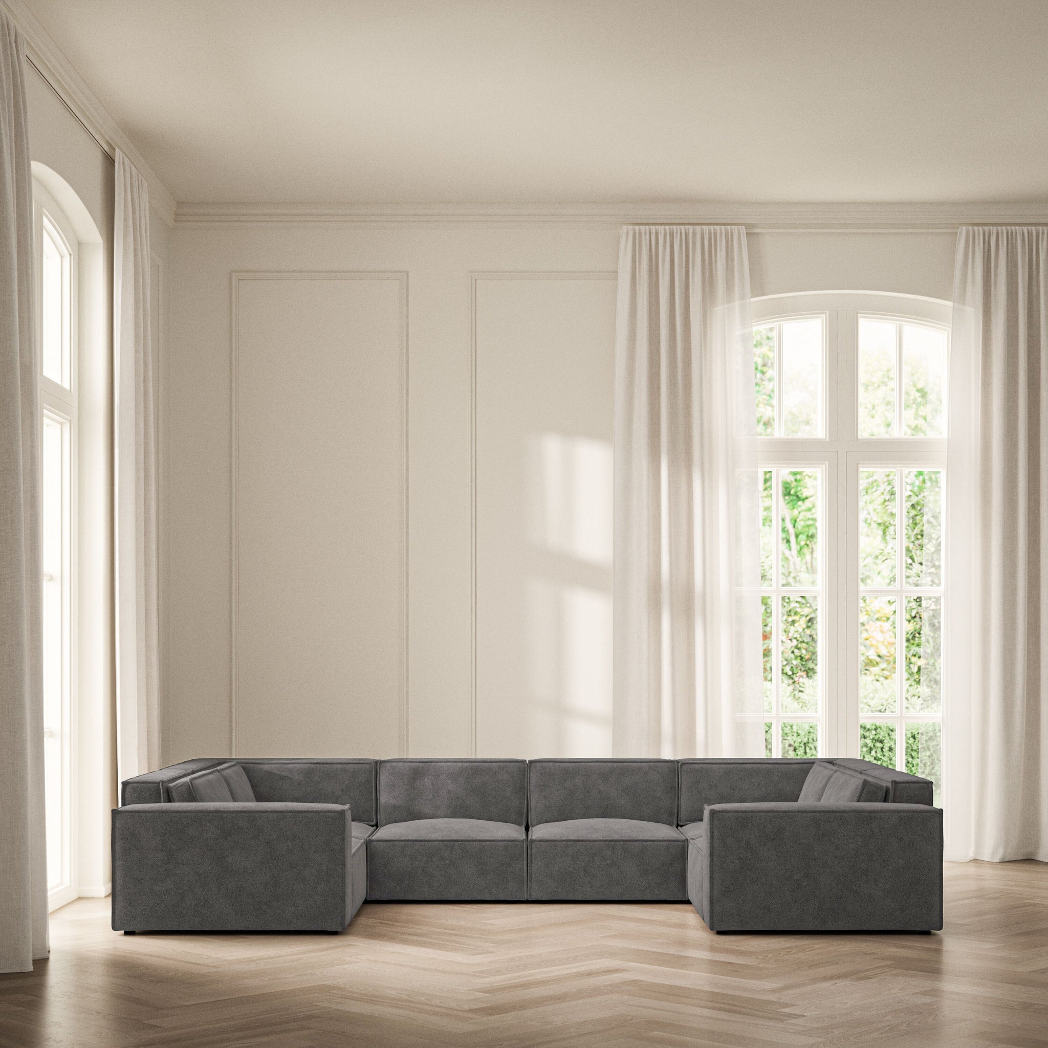 Vella U-Shape Closed End - Soft Bouclé
