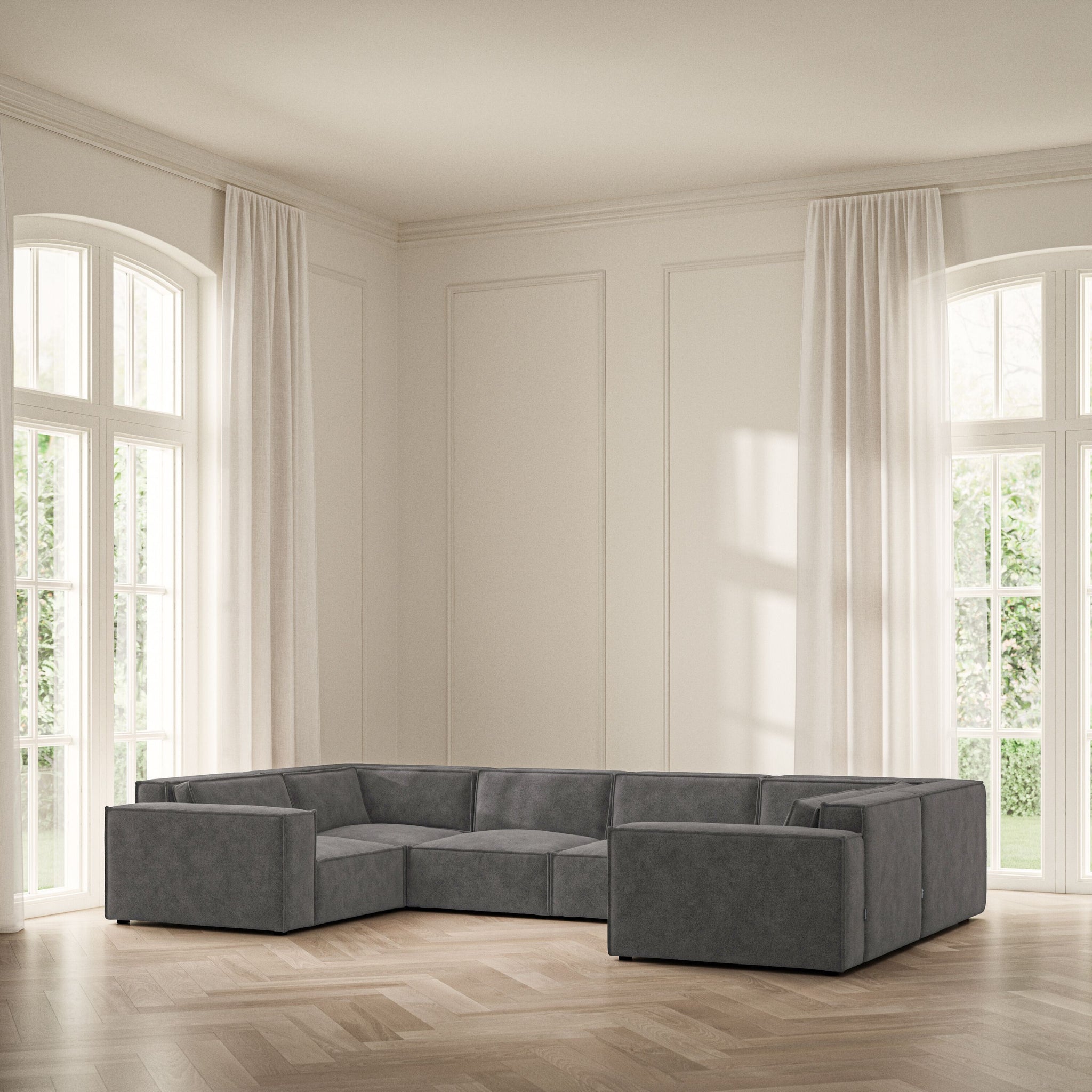 Vella U-Shape Closed End - Soft Bouclé