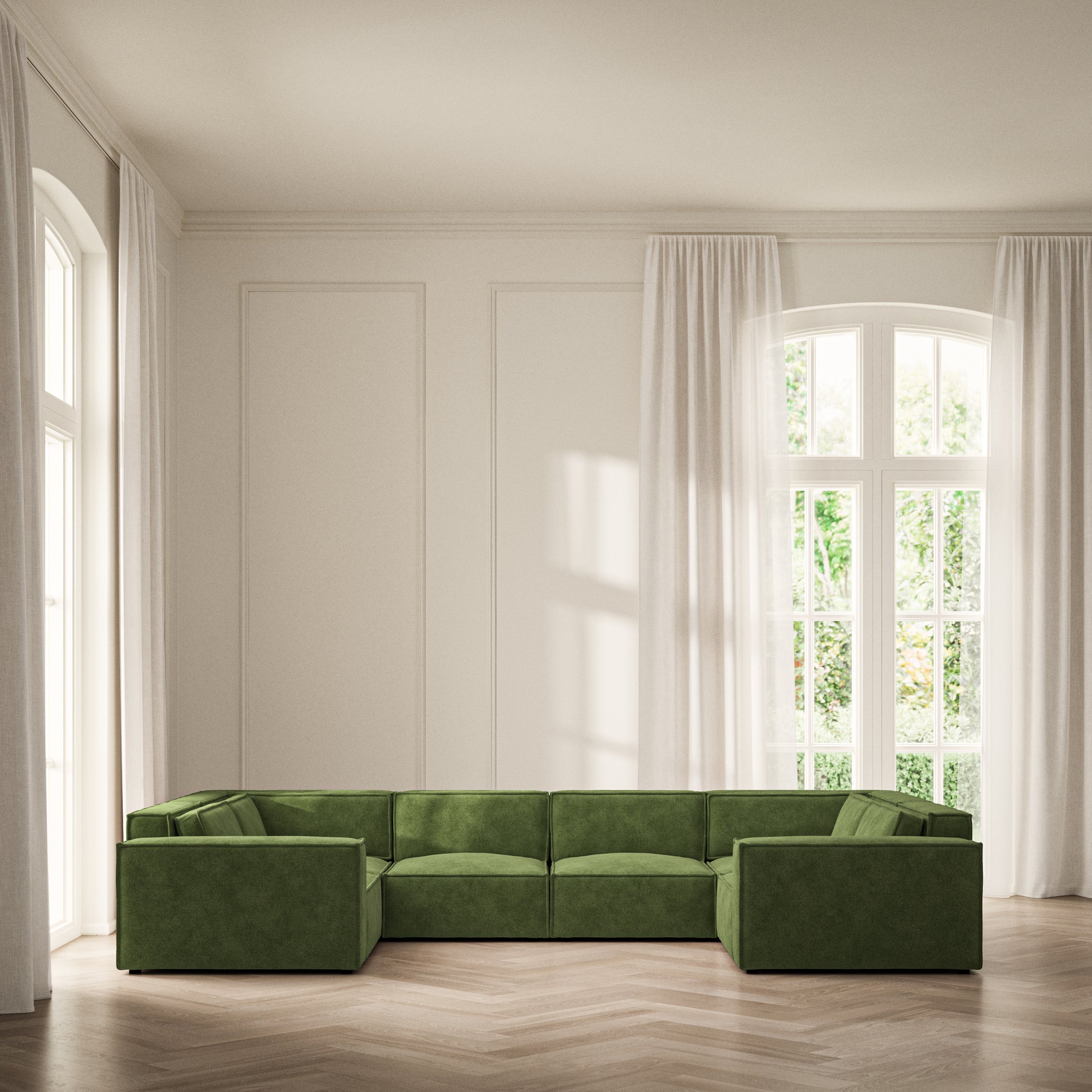 Vella U-Shape Closed End - Soft Bouclé