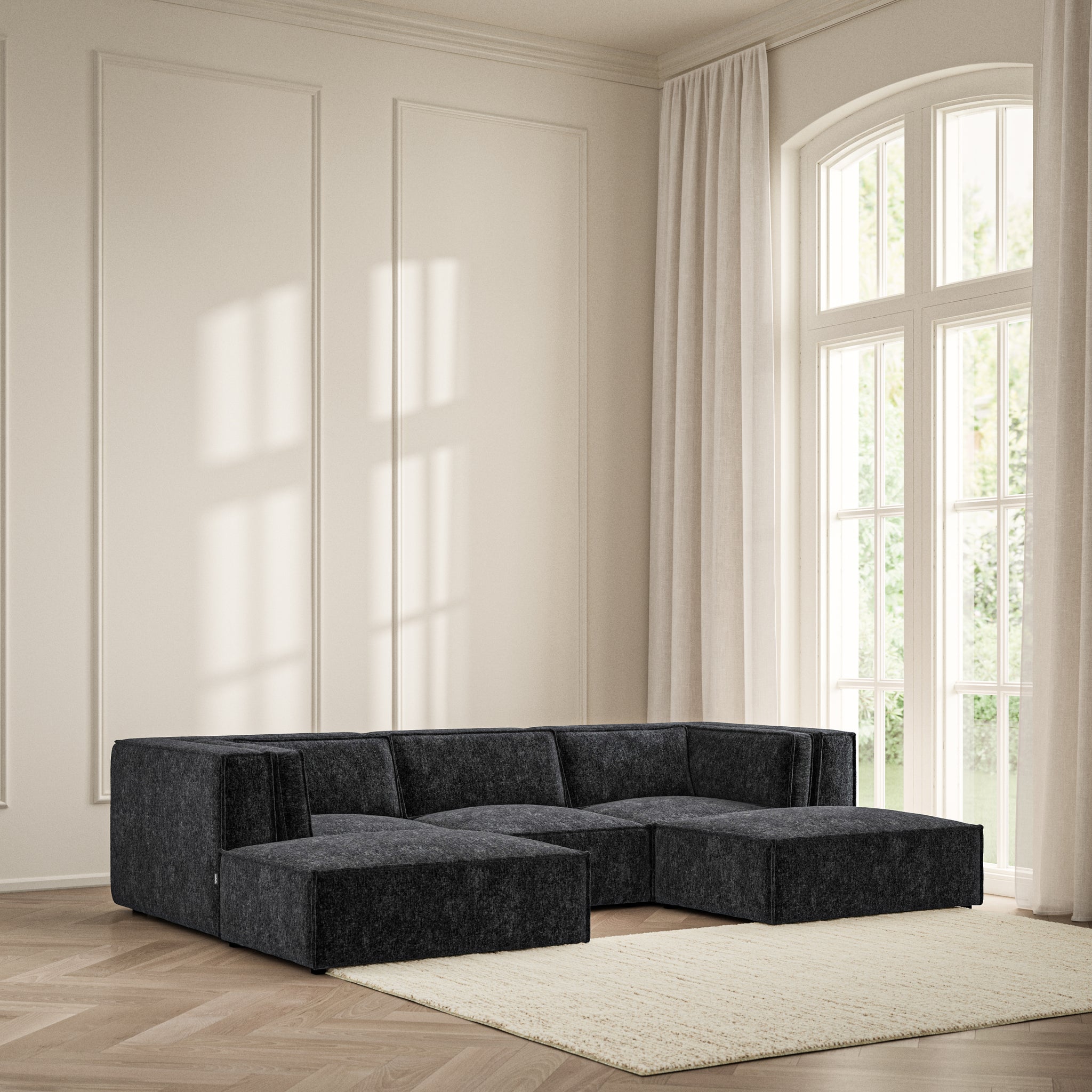 Vella U-Shape Footstool End  - Symphony