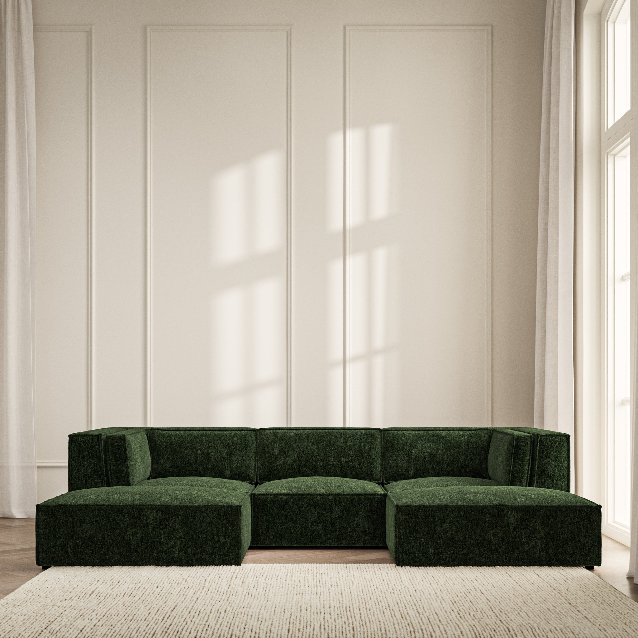 Vella U-Shape Footstool End  - Symphony