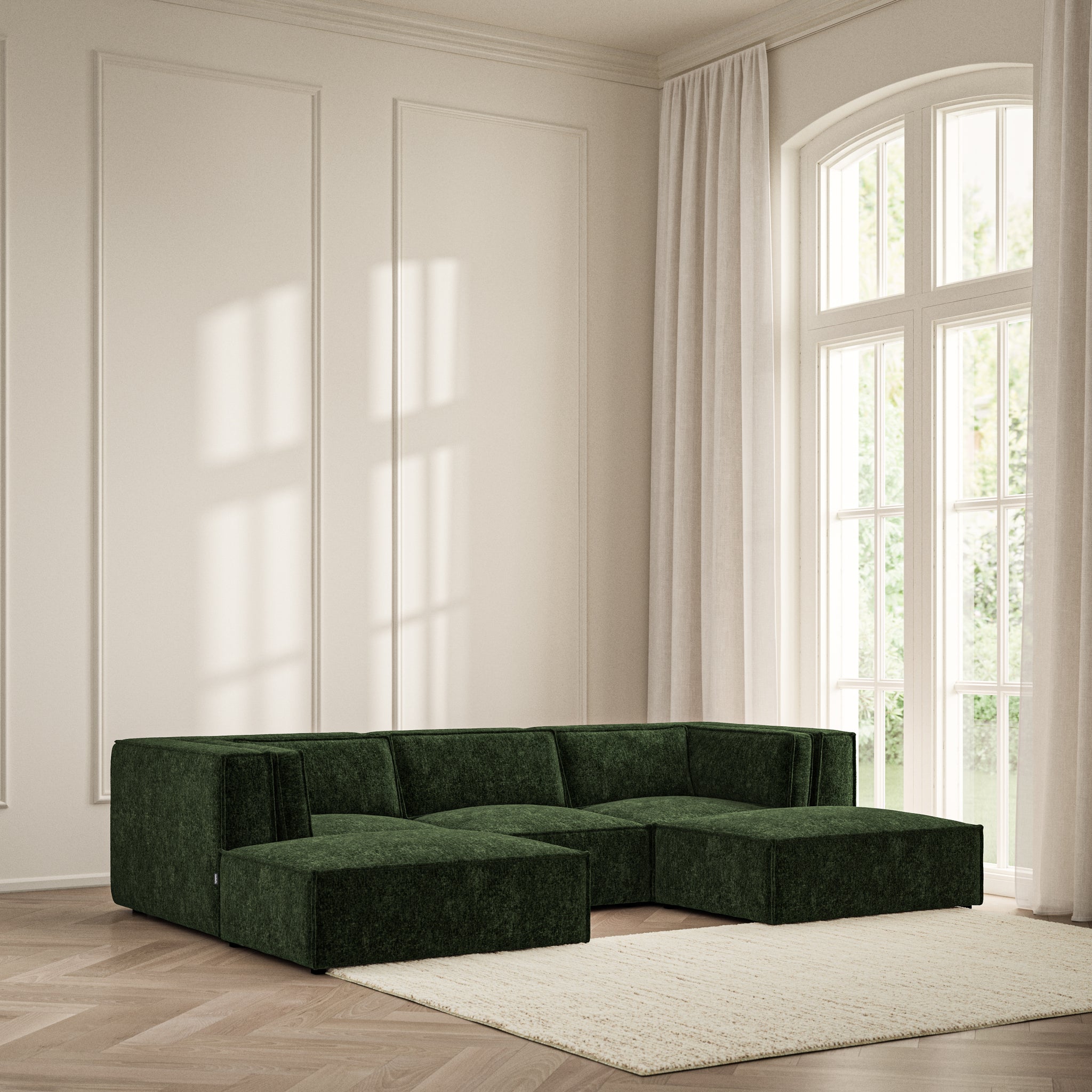 Vella U-Shape Footstool End  - Symphony