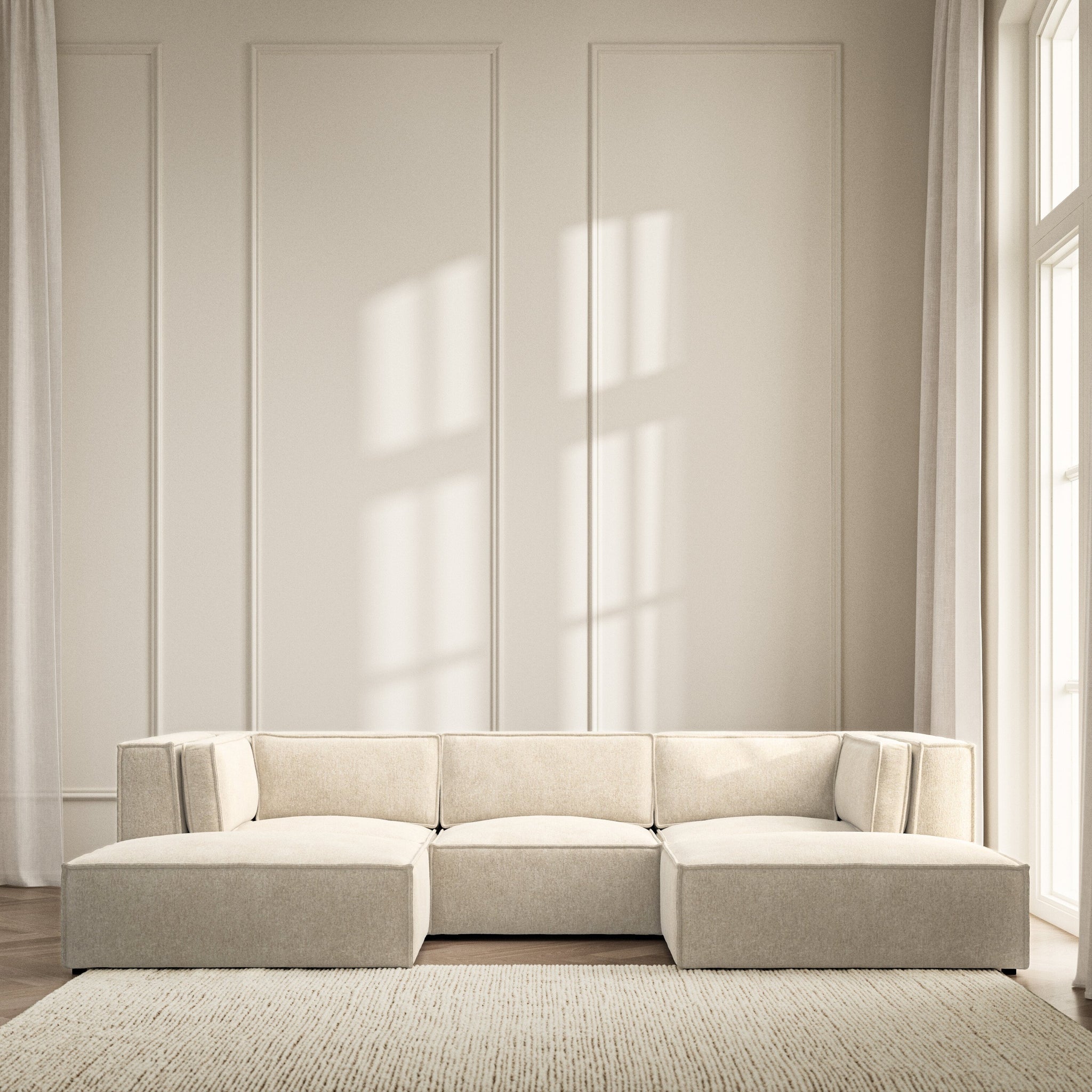 Vella U-Shape Footstool End  - Symphony