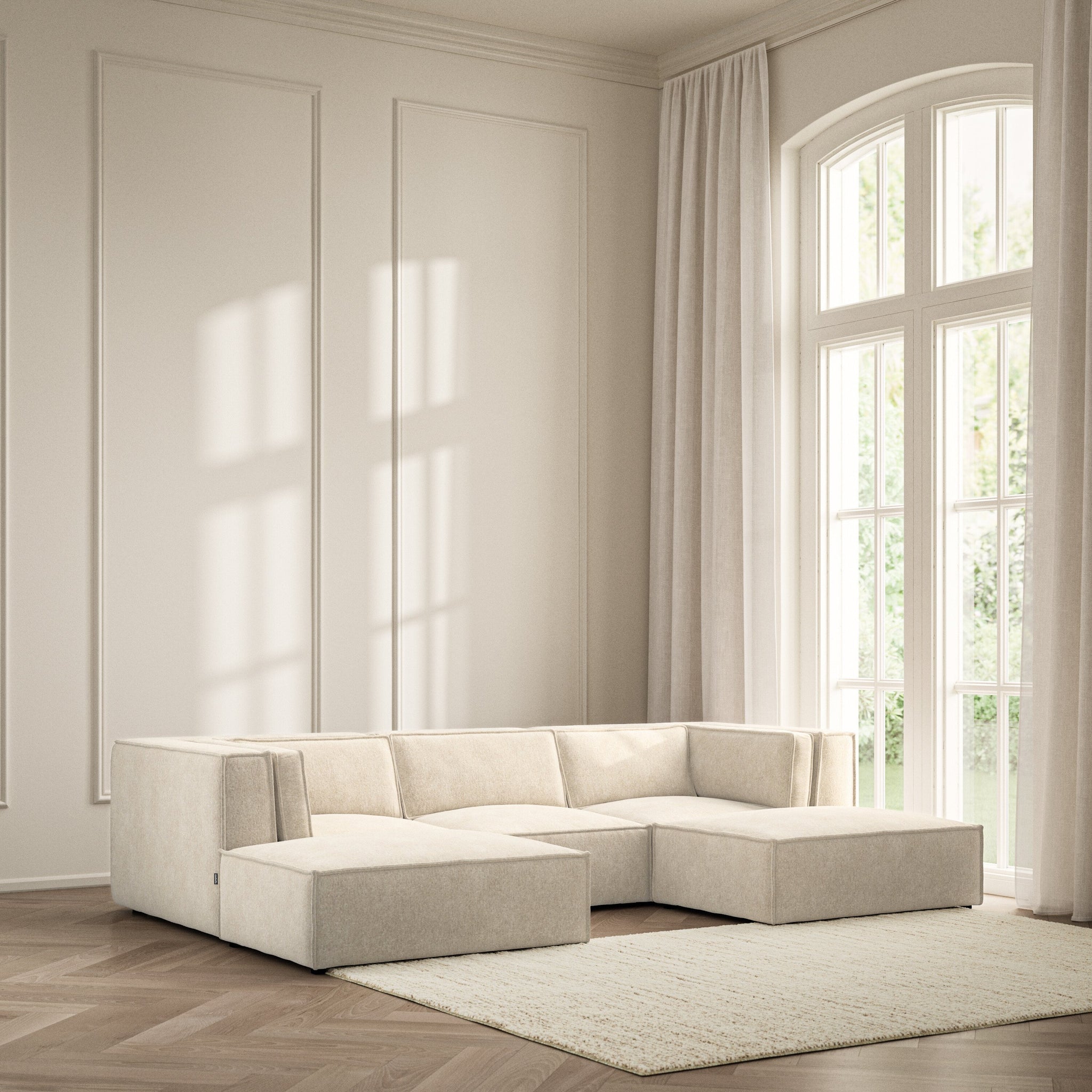 Vella U-Shape Footstool End  - Symphony