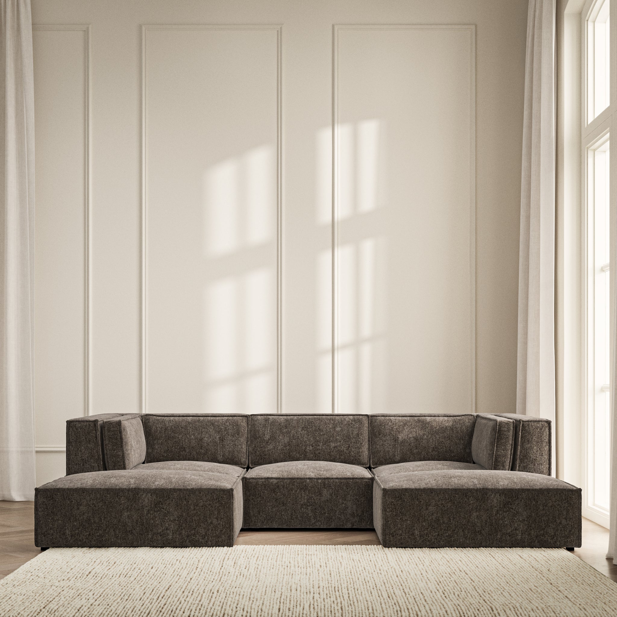Vella U-Shape Footstool End  - Symphony