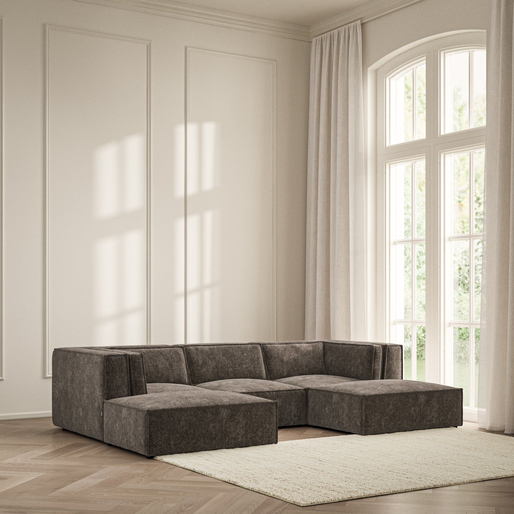 Vella U-Shape Footstool End  - Symphony