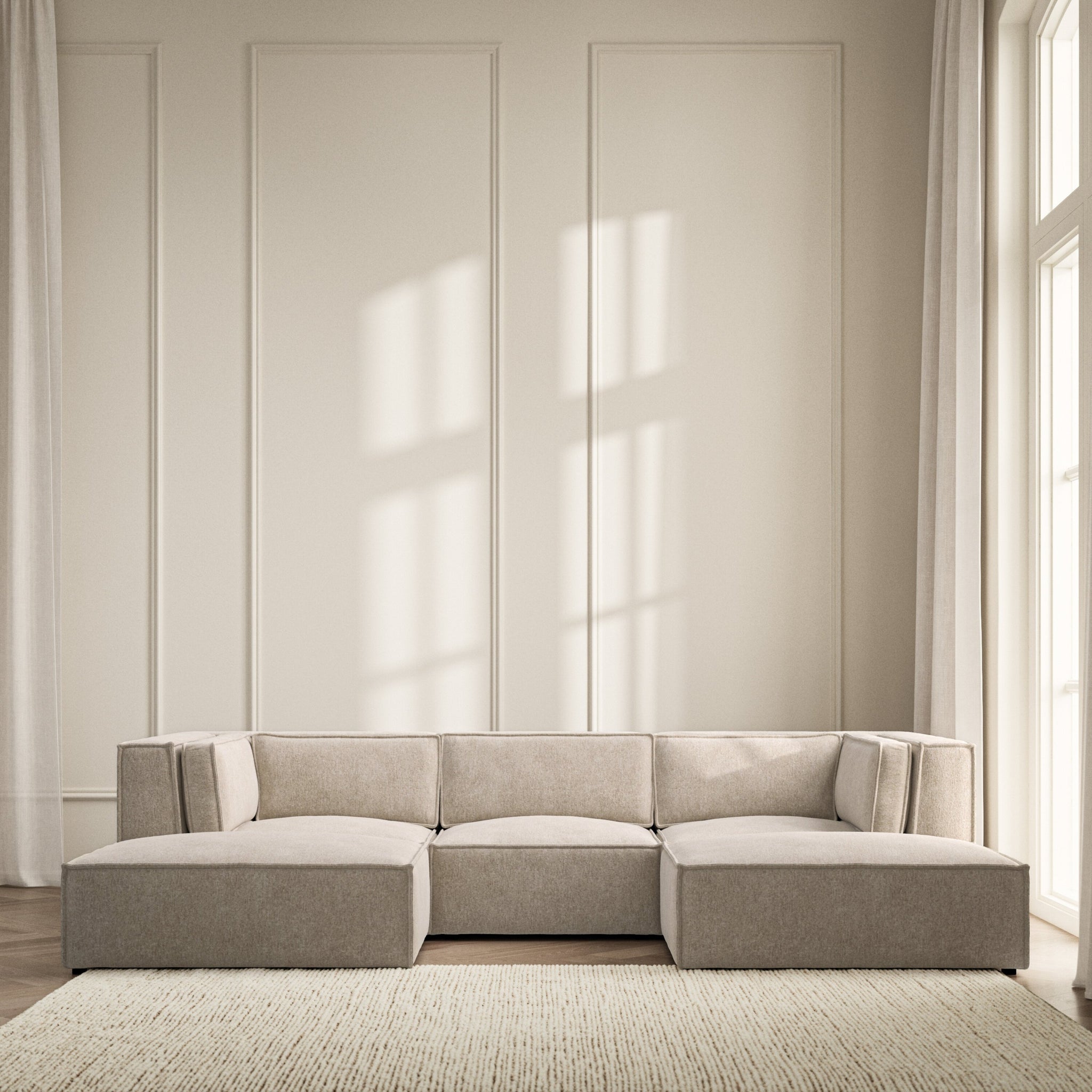 Vella U-Shape Footstool End  - Symphony