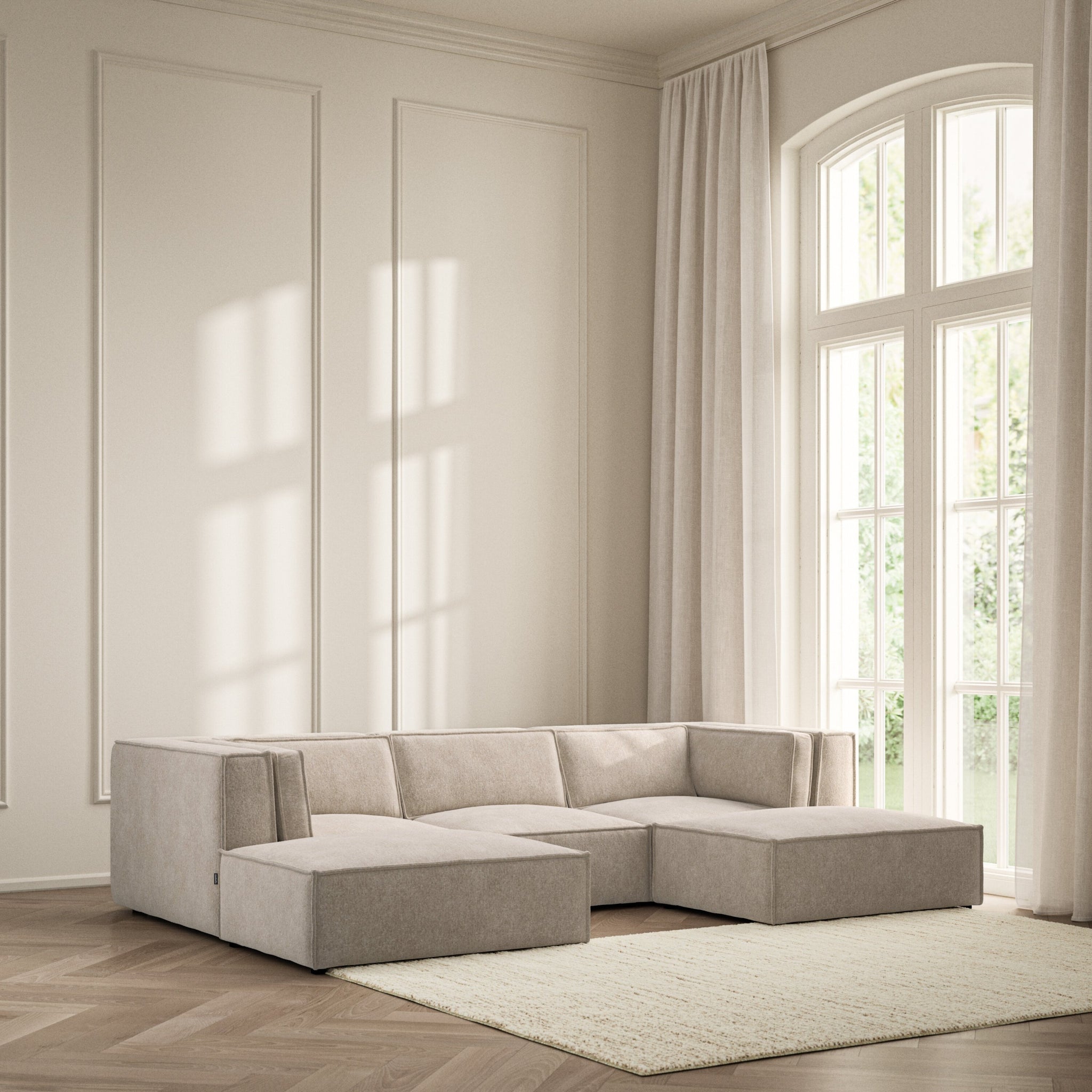 Vella U-Shape Footstool End  - Symphony