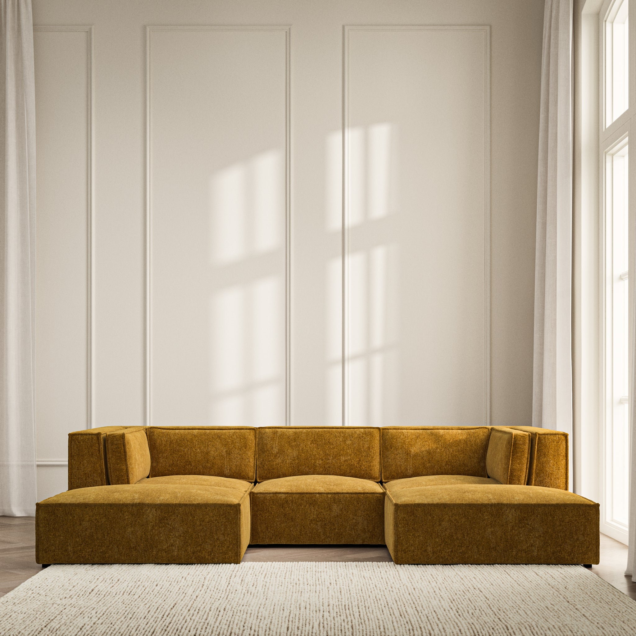 Vella U-Shape Footstool End  - Symphony
