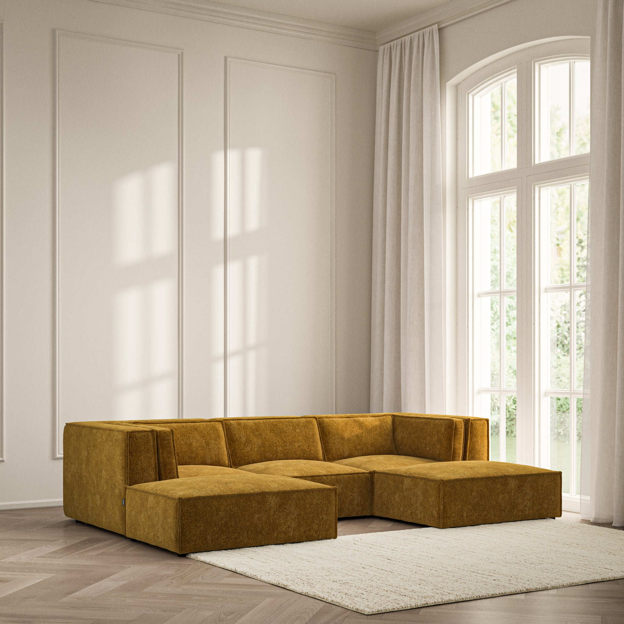 Vella U-Shape Footstool End  - Symphony