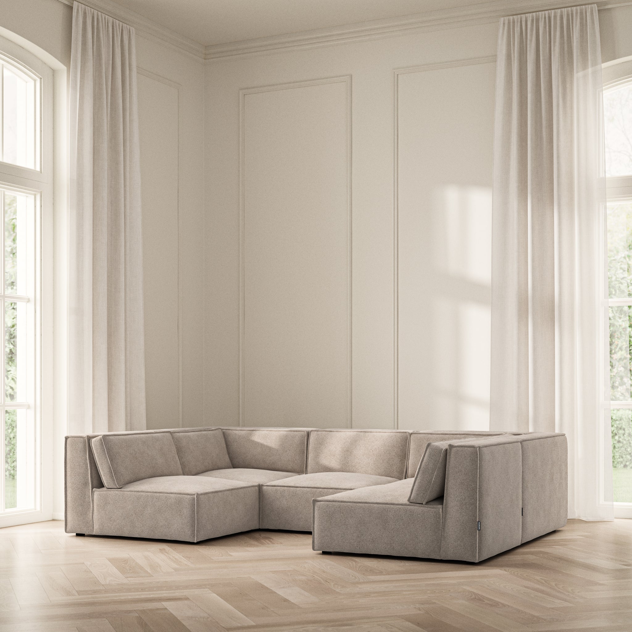 Vella U-Shape Open End - Soft Bouclé