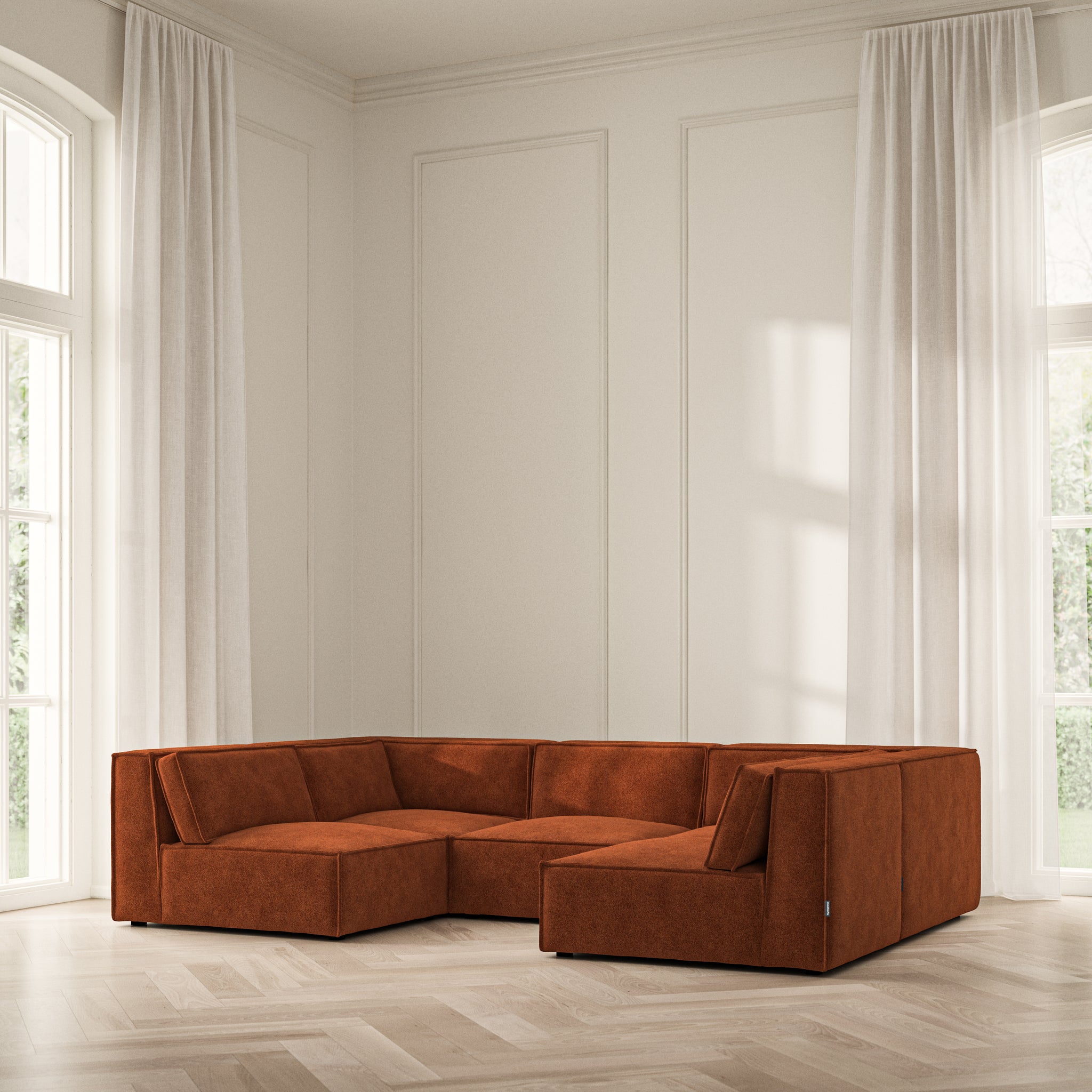 Vella U-Shape Open End - Soft Bouclé